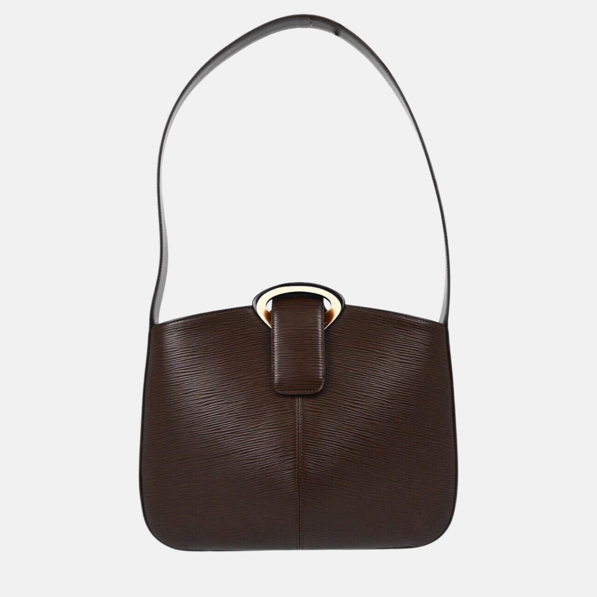 

Louis Vuitton Brown Epi Reverie Shoulder Bag