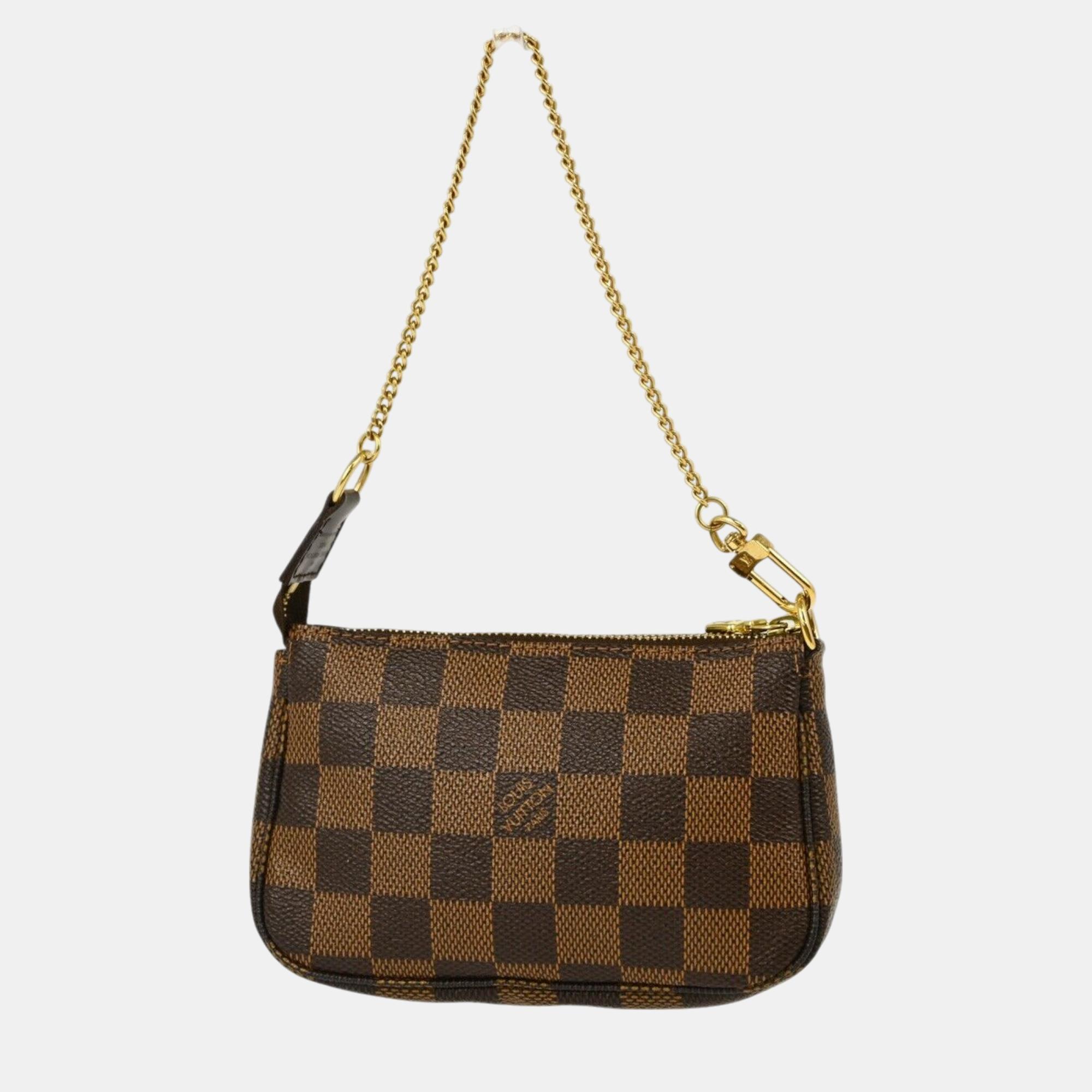 Louis Vuitton Damier T&B Mini Pochette Accessoires Handbag 