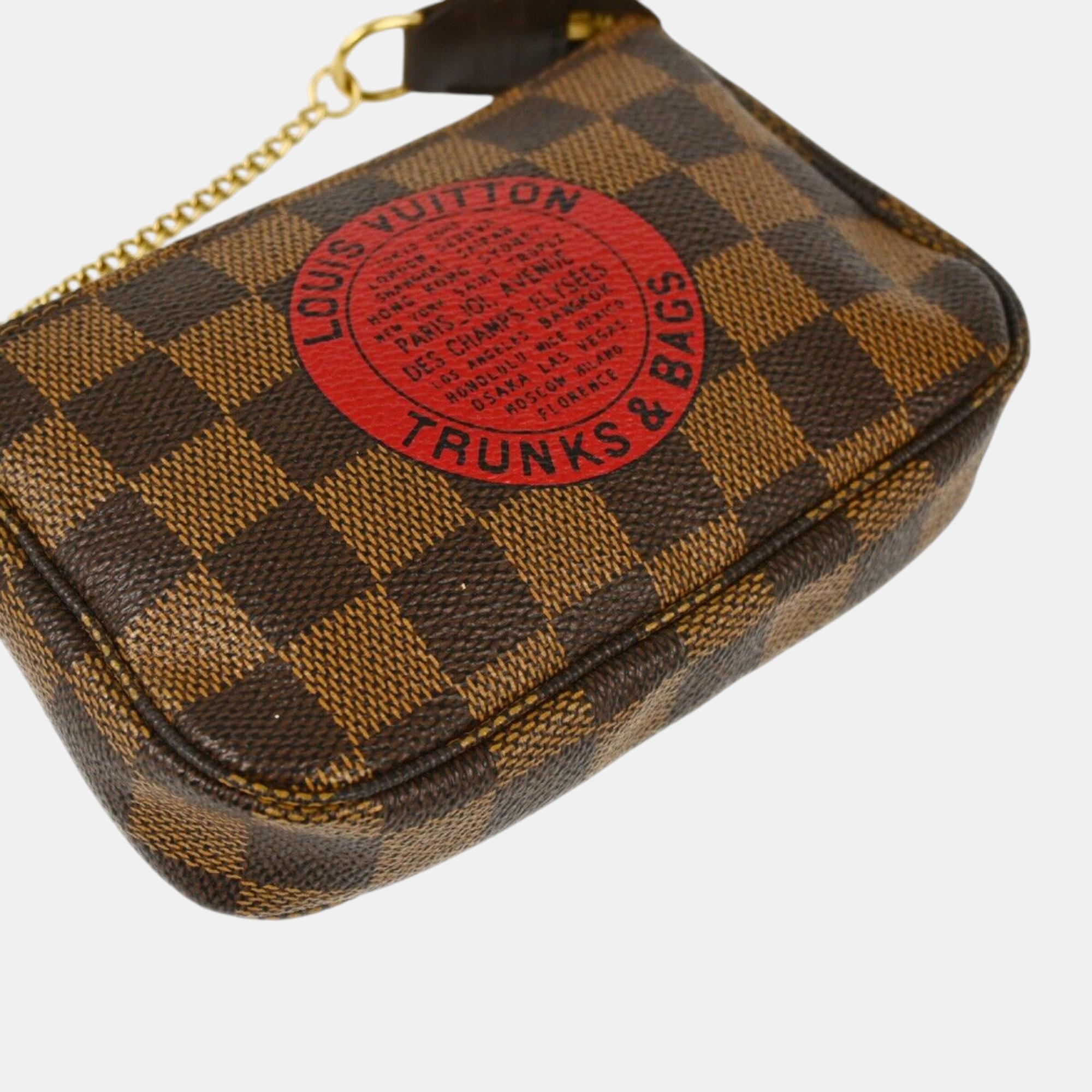 Louis Vuitton Damier T&B Mini Pochette Accessoires Handbag 