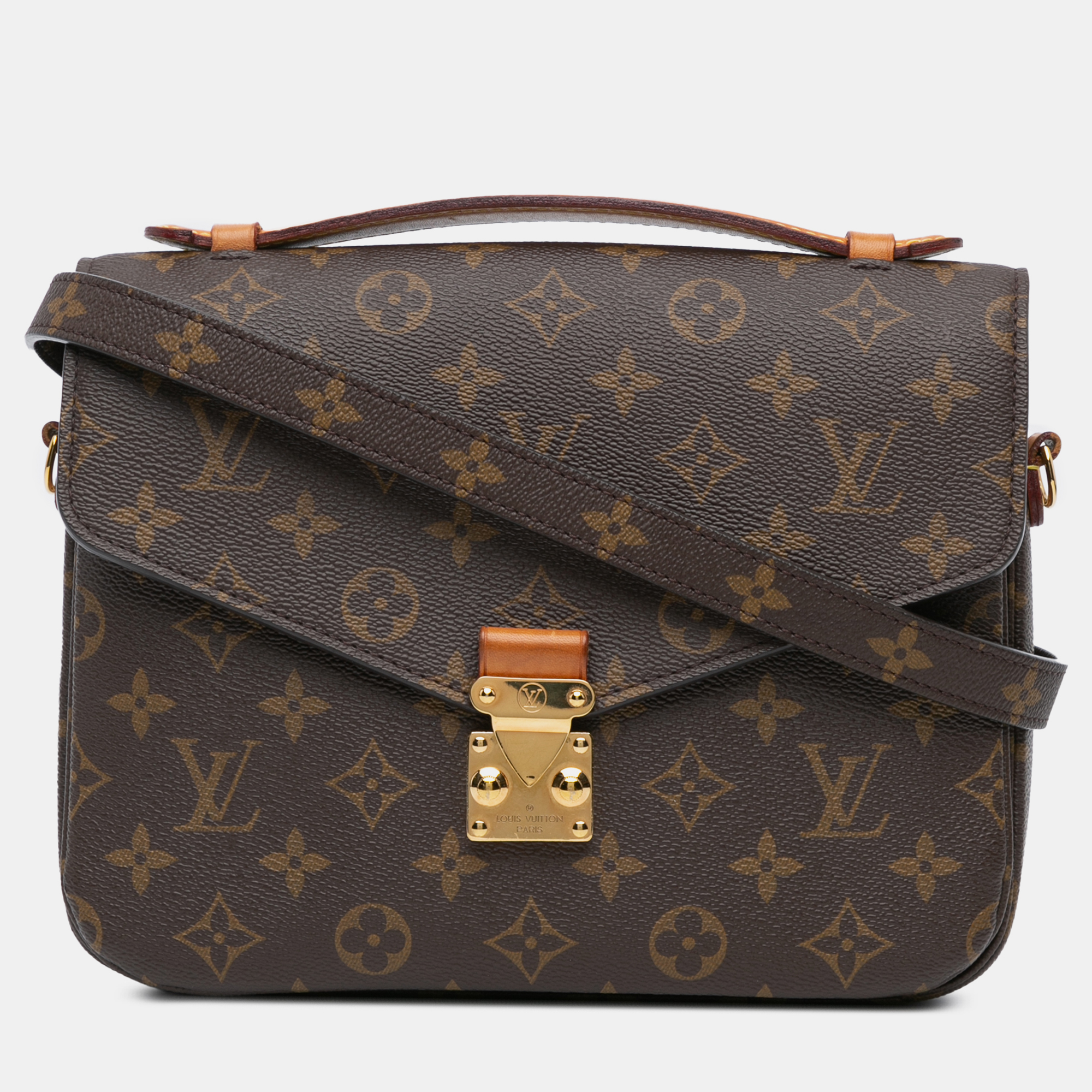 

Louis Vuitton Brown Monogram Pochette Metis