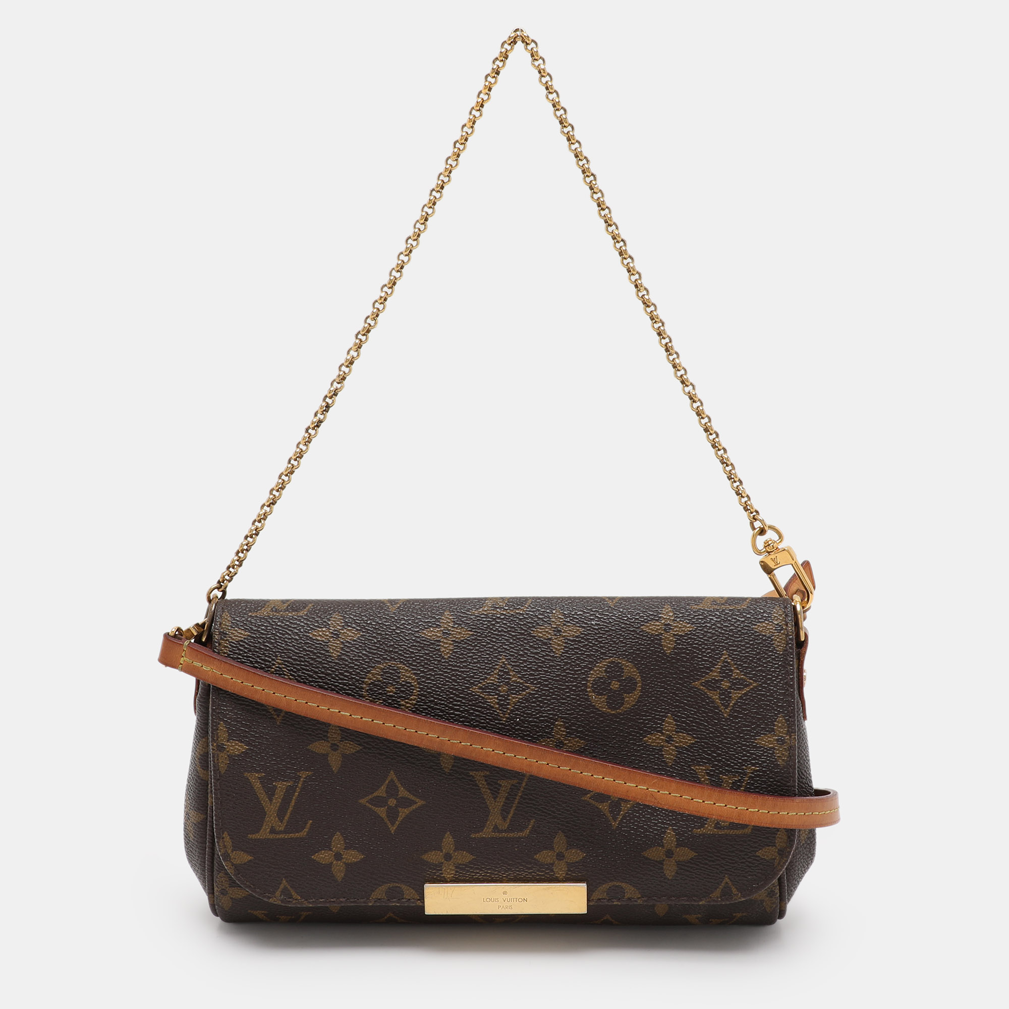 

Louis Vuitton Monogram Canvas Favorite PM Bag, Brown