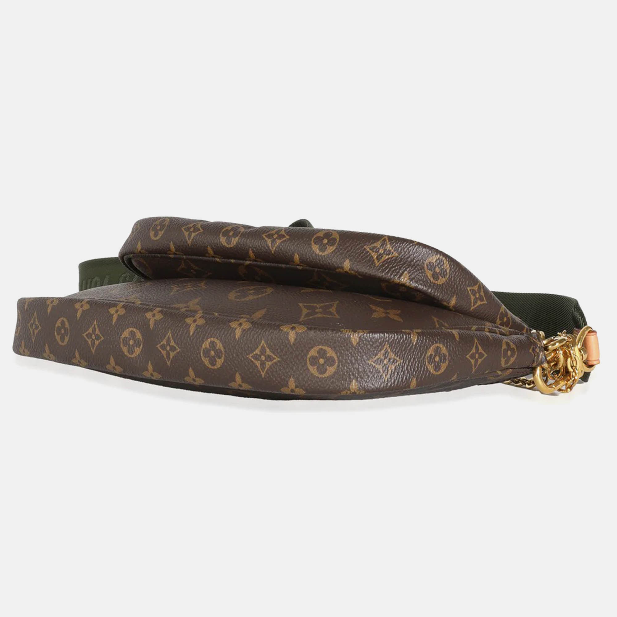 Louis Vuitton Khaki Monogram Canvas Multi Pochette Accessoires 