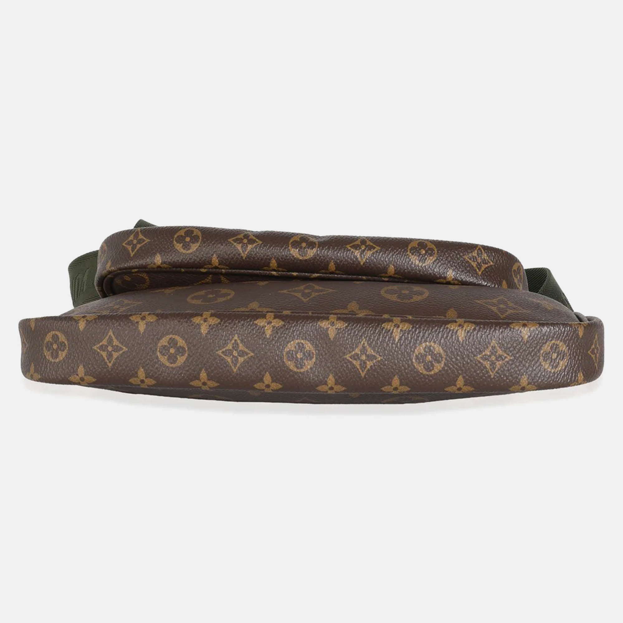Louis Vuitton Khaki Monogram Canvas Multi Pochette Accessoires 