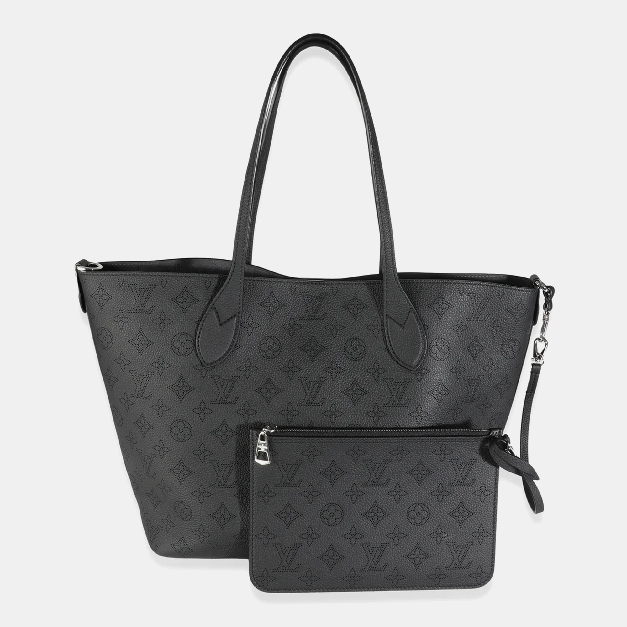 

Louis Vuitton Black Monogram Mahina Blossom MM bag