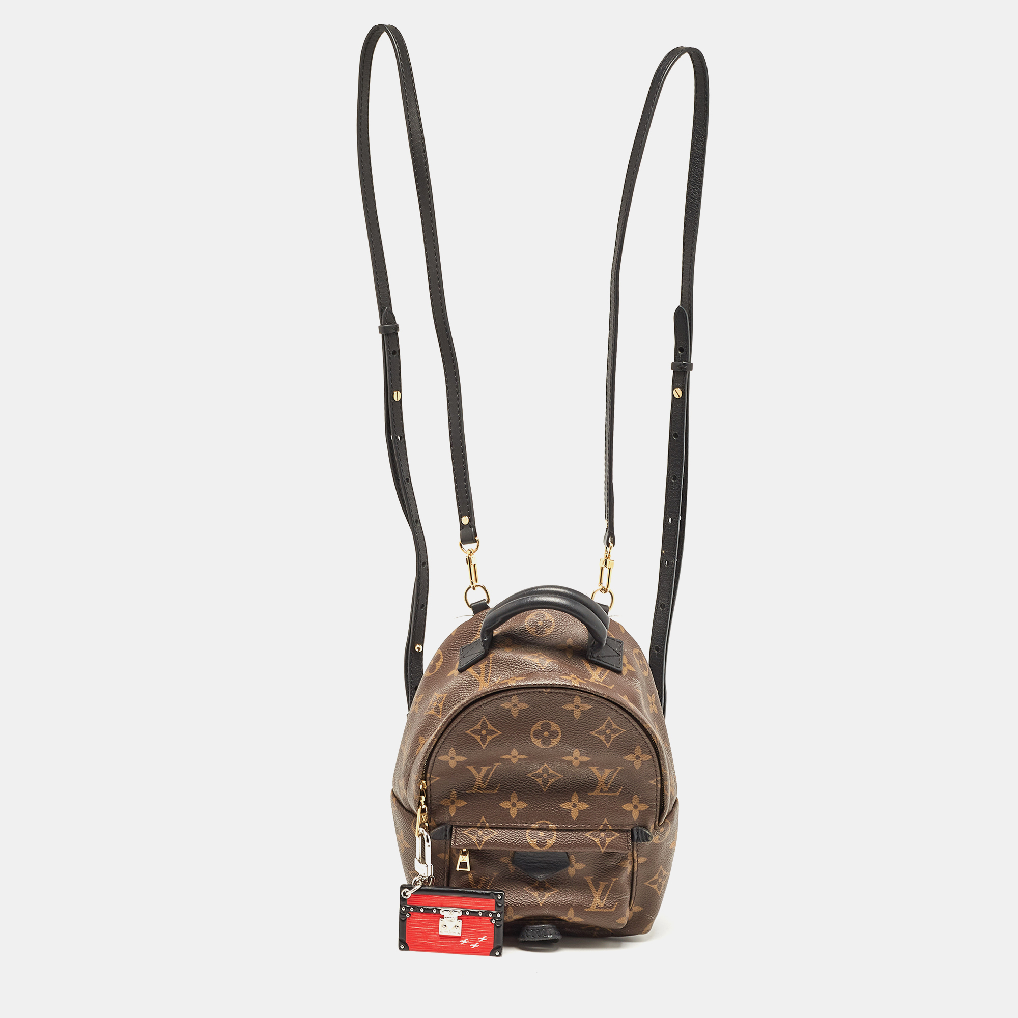 

Louis Vuitton Monogram Canvas Mini Palm Springs Backpack, Brown