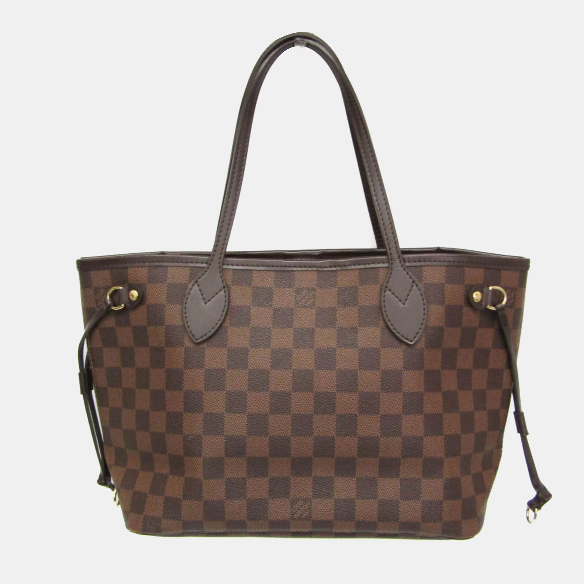 

Louis Vuitton Damier Ebene Canvas Neverfull PM Shoulder Bag, Brown