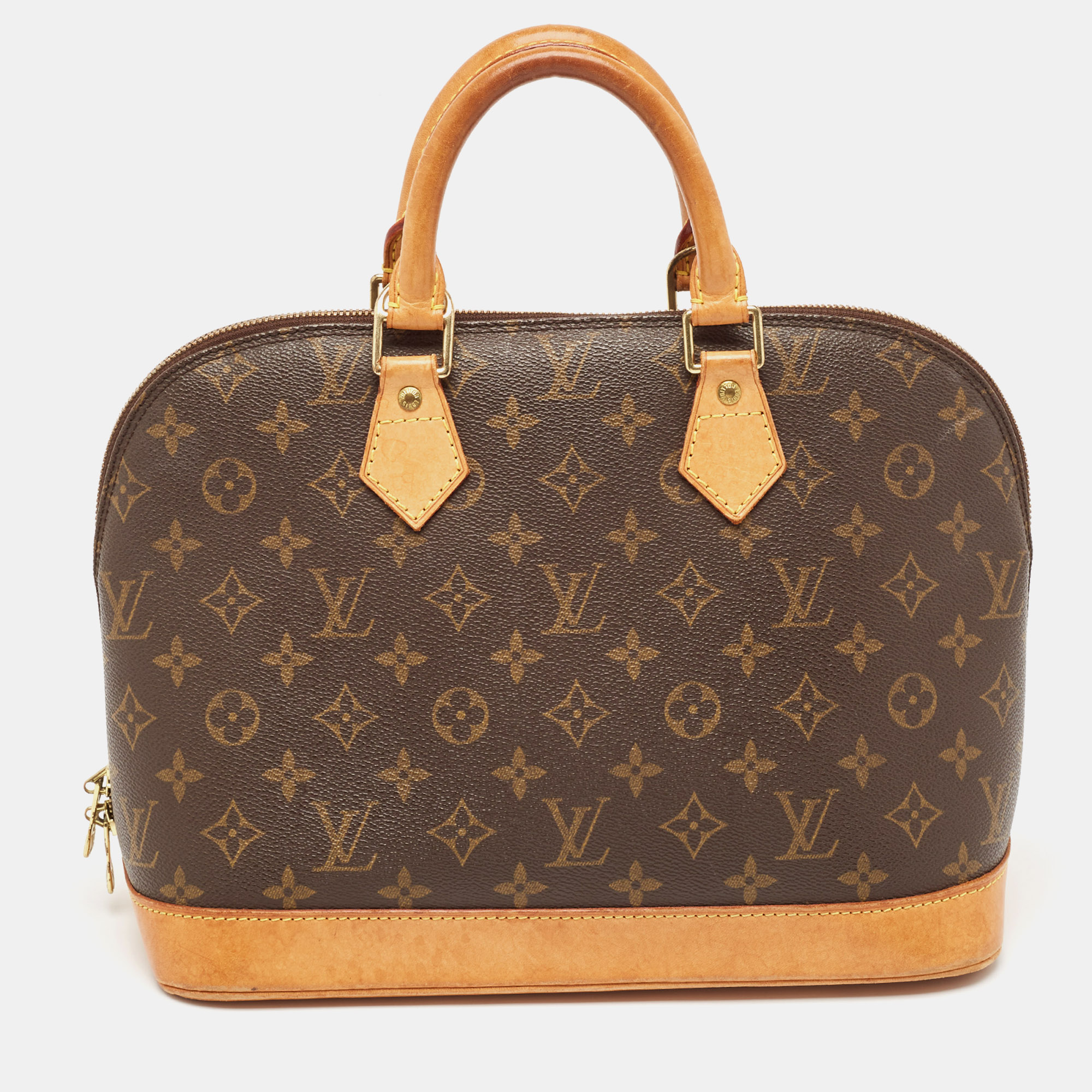 

Louis Vuitton Monogram Canvas Alma PM Bag, Brown