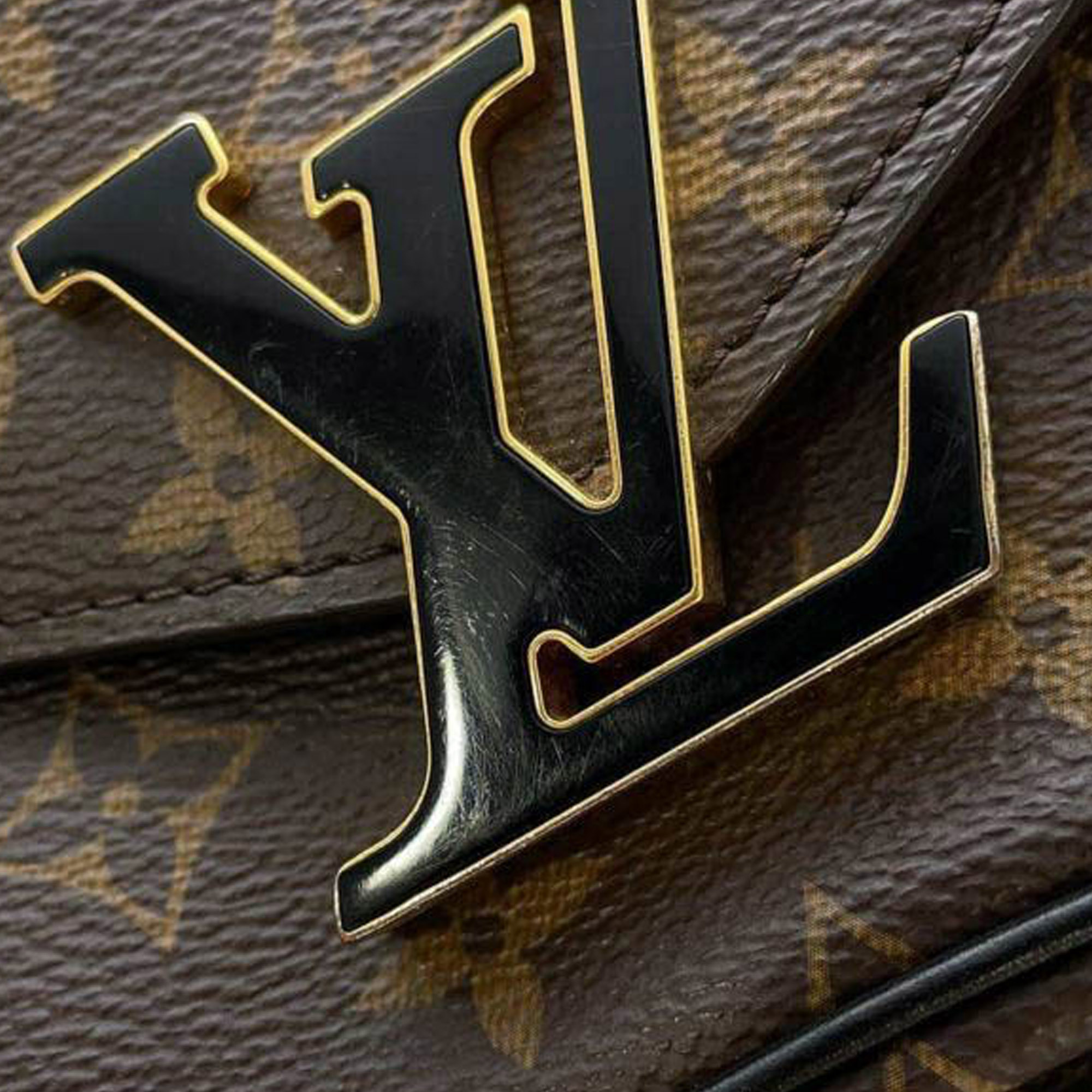 Louis Vuitton Brown Monogram Passy PM Bag 