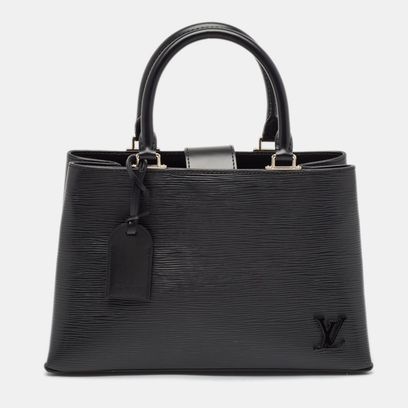 

Louis Vuitton Black Epi Leather Kleber MM Bag