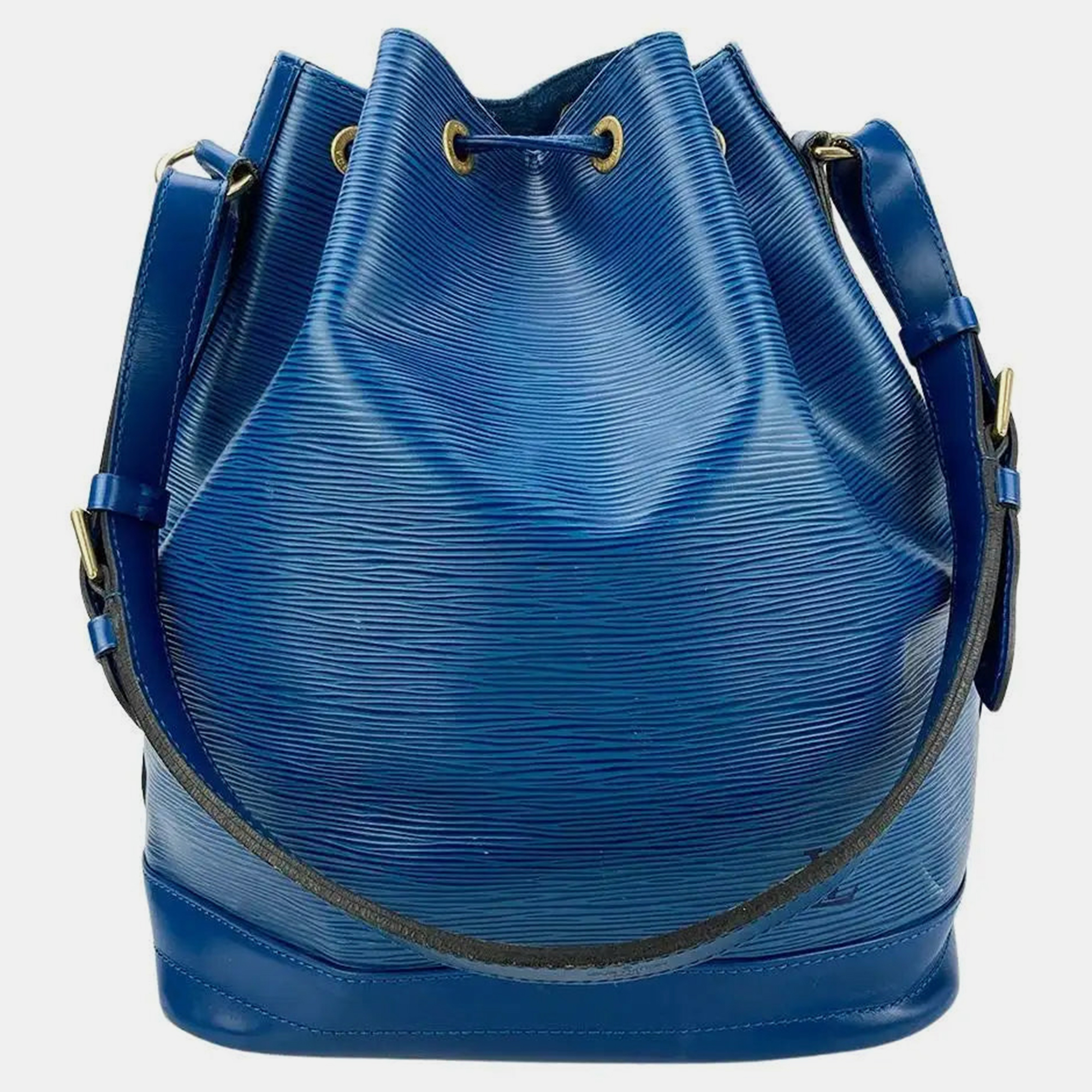 

Louis Vuitton Blue Toldeo Epi Noe Drawstring Bucket Bag