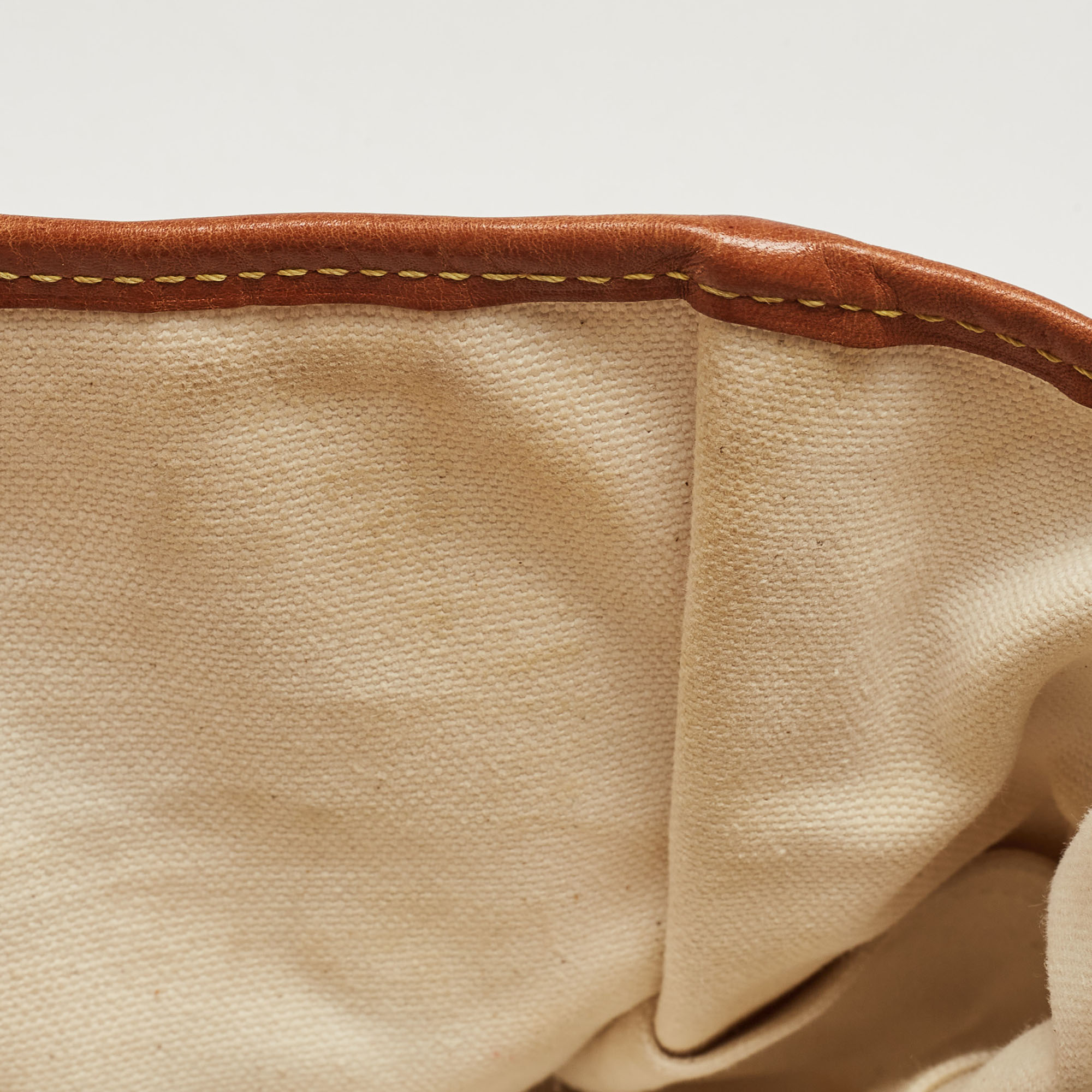 Louis Vuitton Brown Monogram Canvas Tisse Rayures PM Bag 