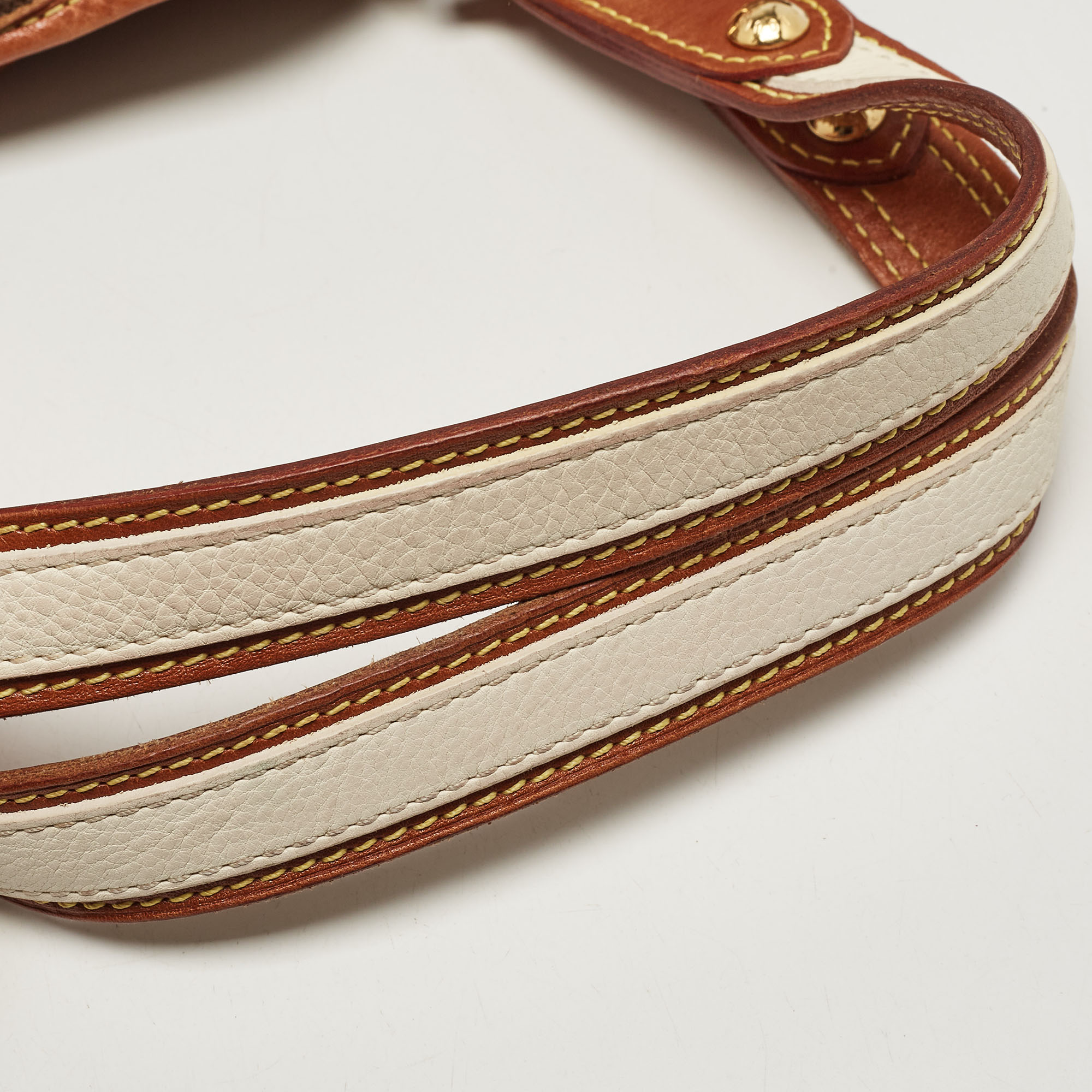 Louis Vuitton Brown Monogram Canvas Tisse Rayures PM Bag 