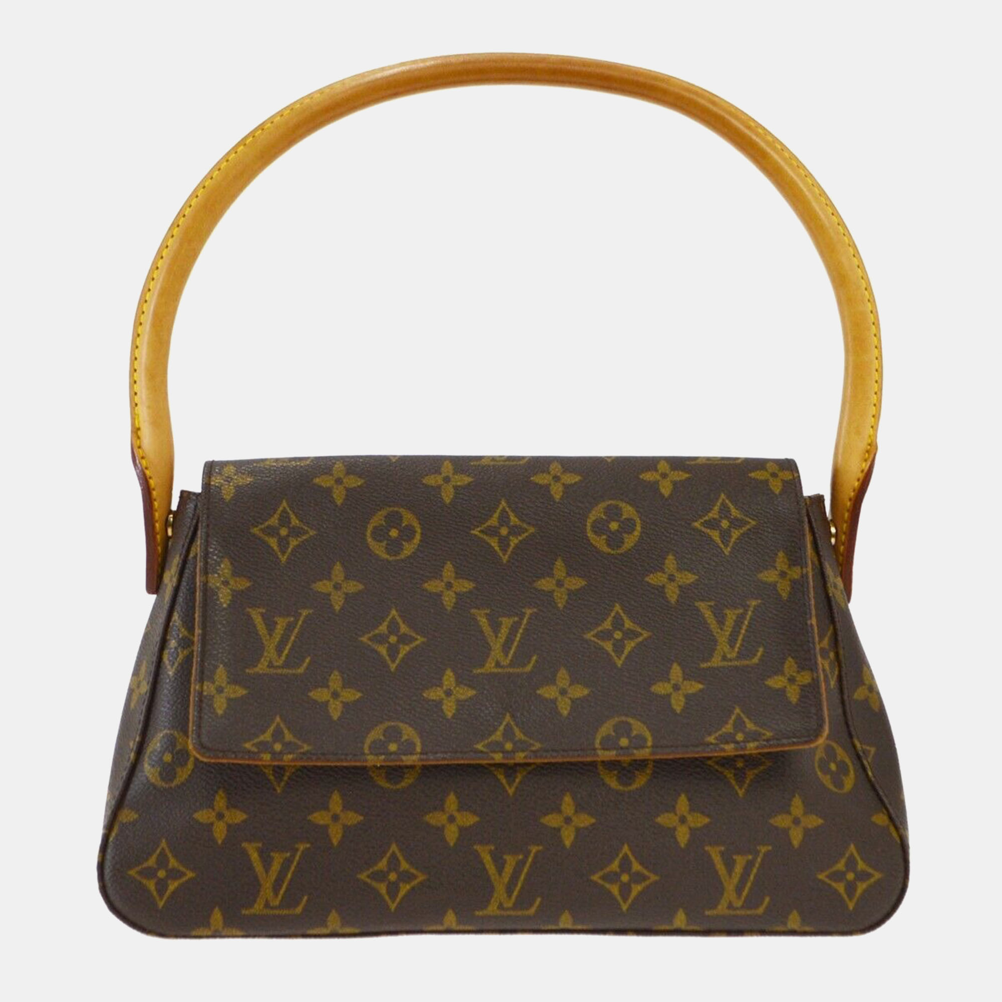 

Louis Vuitton Mini Looping Handbag Purse Monogram Canvas, Brown