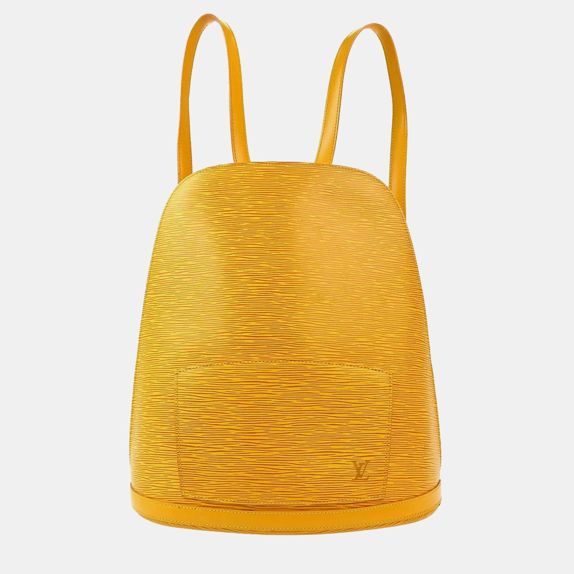 

Louis Vuitton Yellow Epi Gobelins Backpack