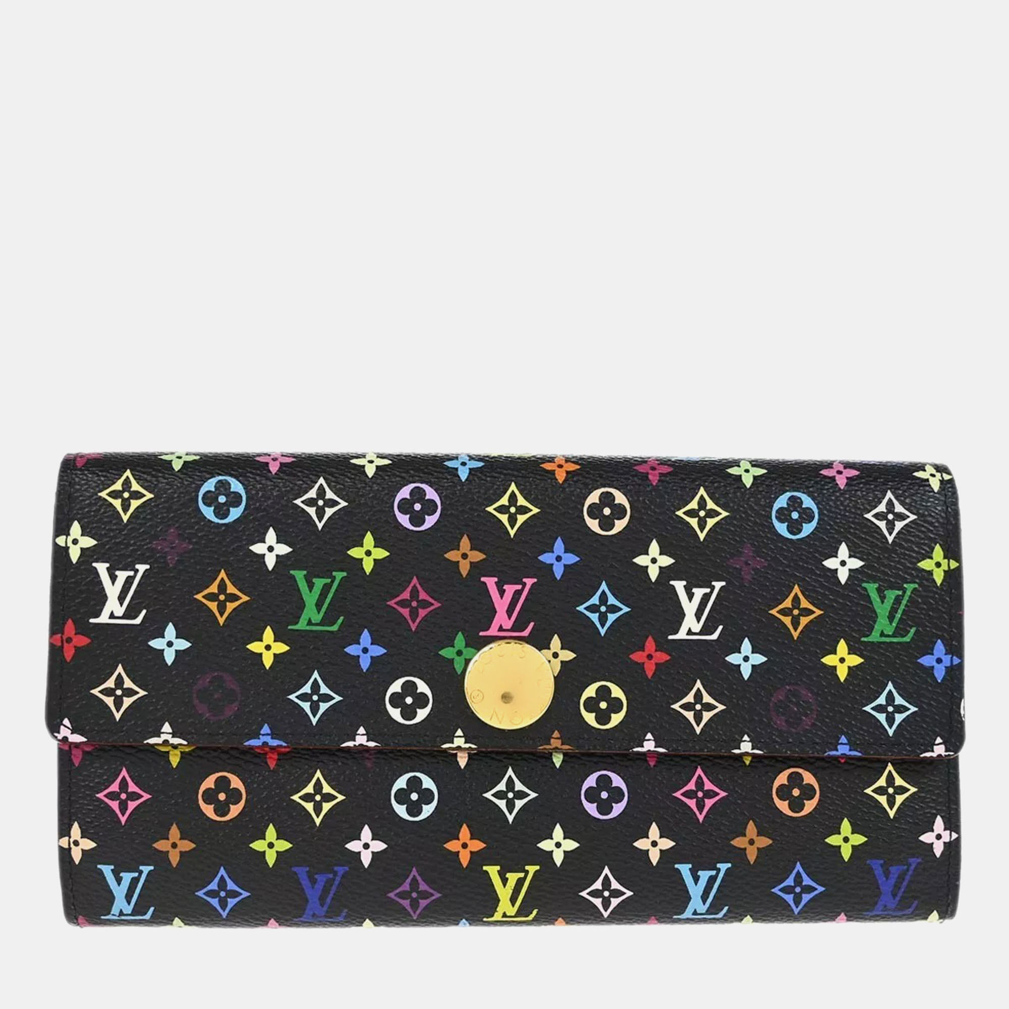 

Louis Vuitton Multicolor Canvas Sarah Wallet