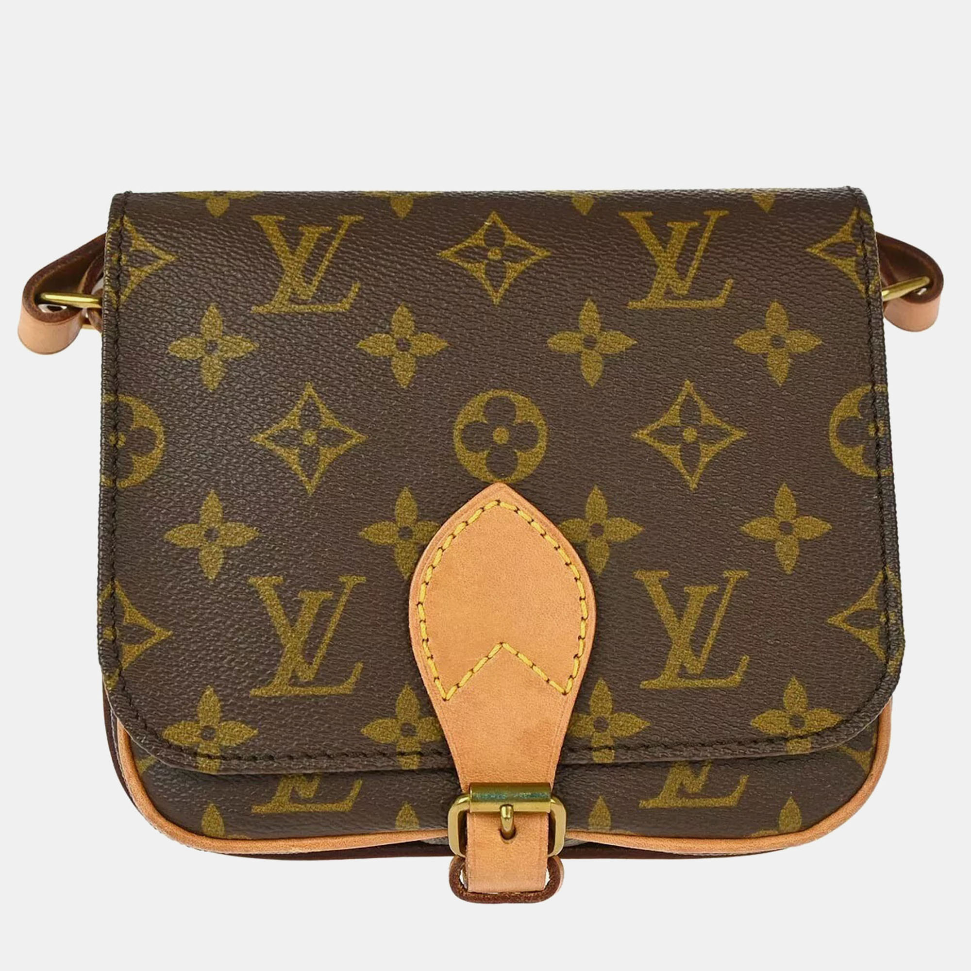 

Louis Vuitton Monogram Cartouchiere Pm Shoulder Bag, Brown