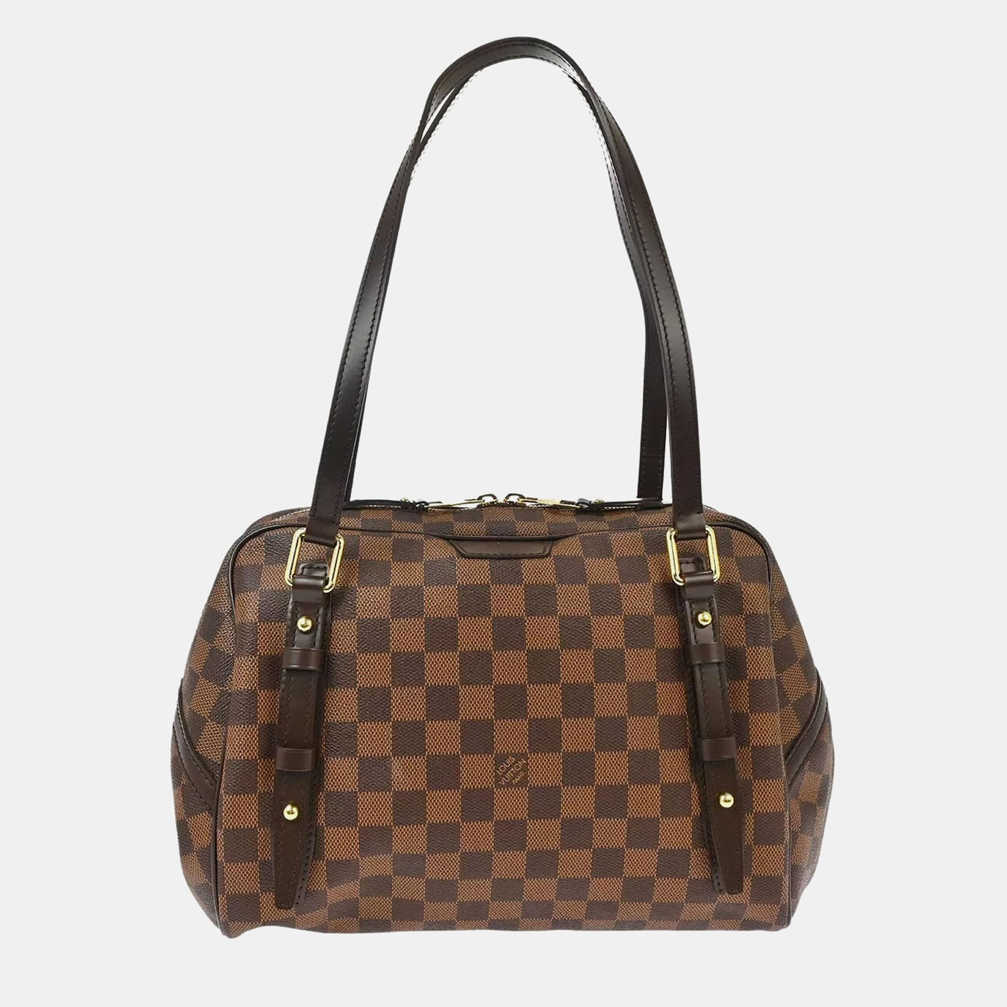 

Louis Vuitton Damier Ebene Canvas Rivington GM Handbag, Brown