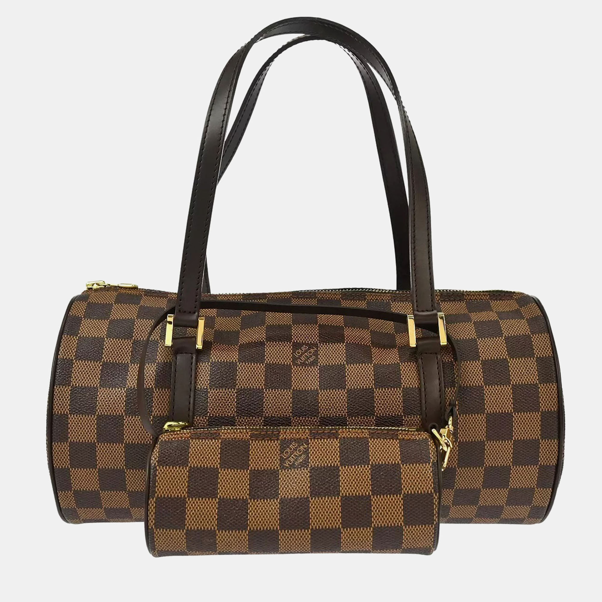 

Louis Vuitton Damier Ebene Canvas Papillon 30 Handbag, Brown