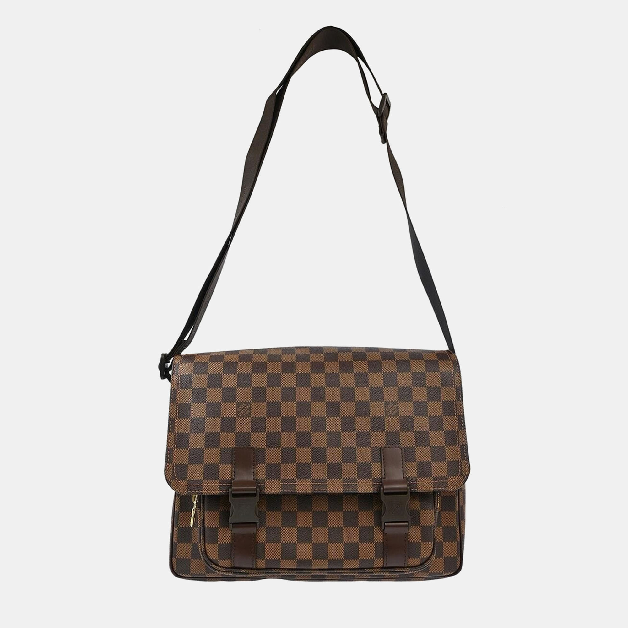 

Louis Vuitton Damier Ebene Canvas Messenger Melville Shoulder Bag, Brown