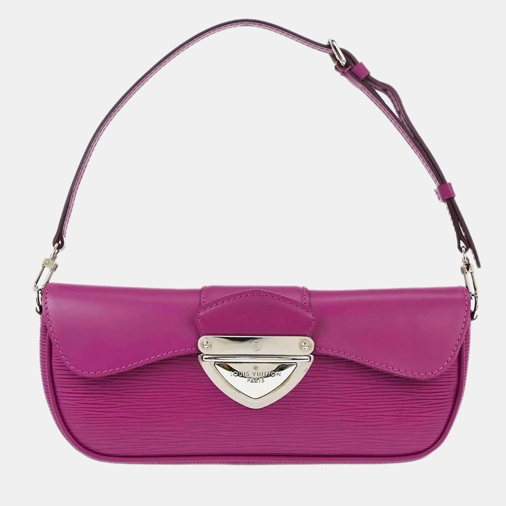 

Louis Vuitton Purple Epi Pochette Montaigne Handbag