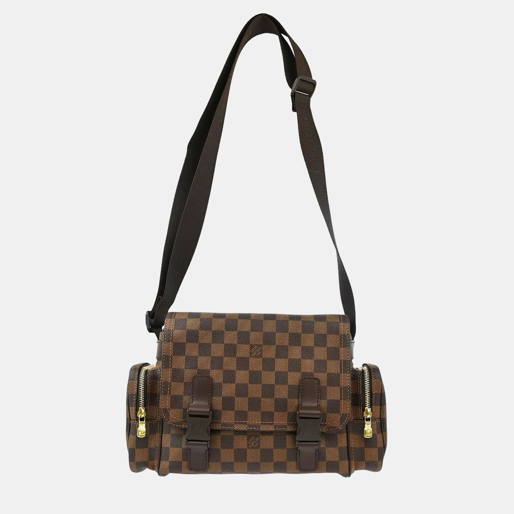 

Louis Vuitton Damier Ebene Canvas Reporter Melville Shoulder Bag, Brown