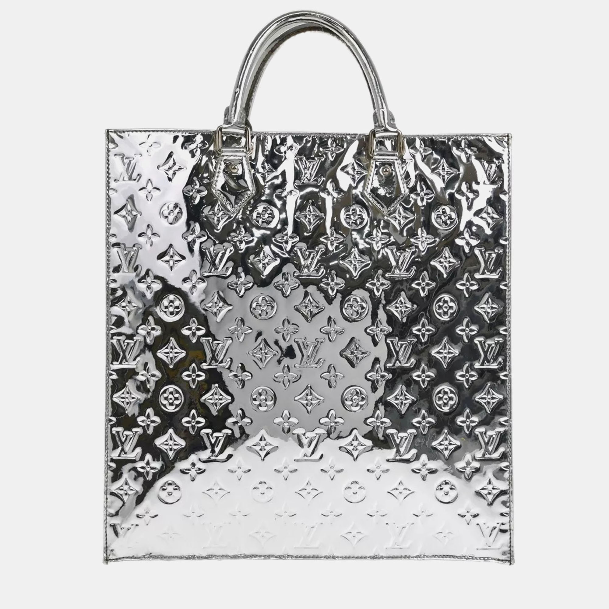 

Louis Vuitton Silver Monogram Miroir Sac Plat Handbag