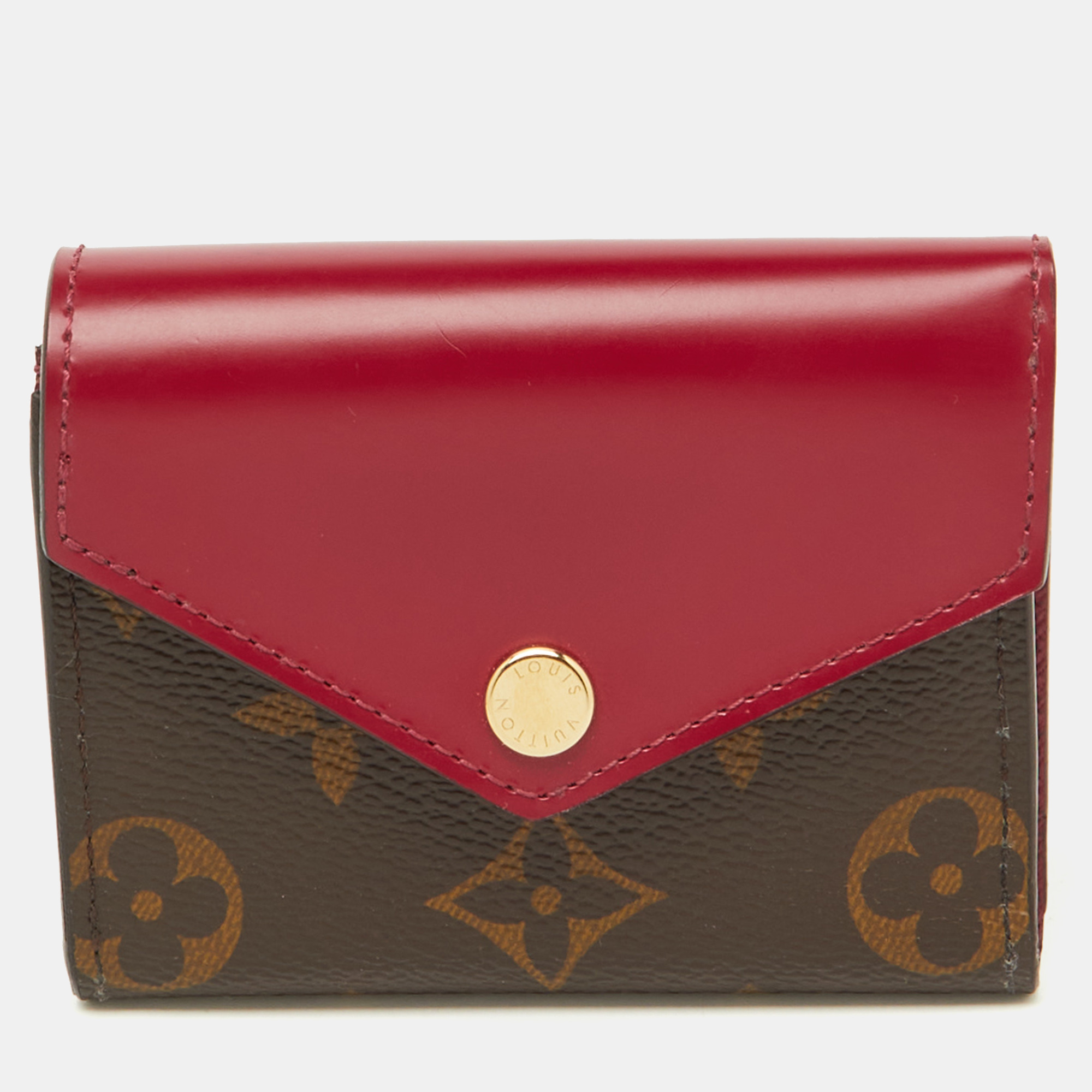 

Louis Vuitton Fuchsia Monogram Canvas and Leather Zoe Wallet, Burgundy