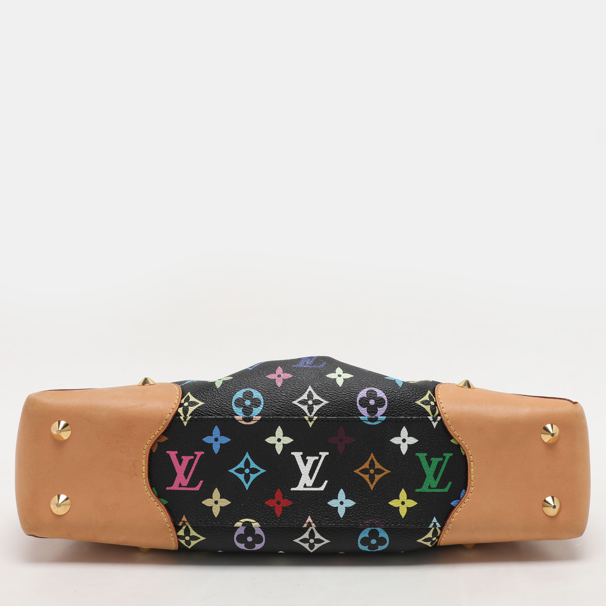 Louis Vuitton Black Monogram Multicolore Canvas Judy MM Bag 