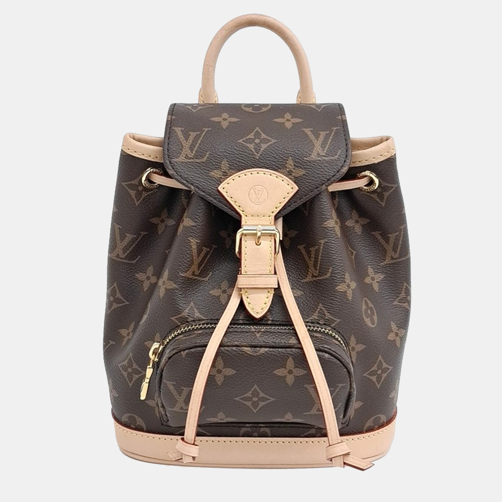 

Louis Vuitton Brown PVC Mini Montsouris Bag