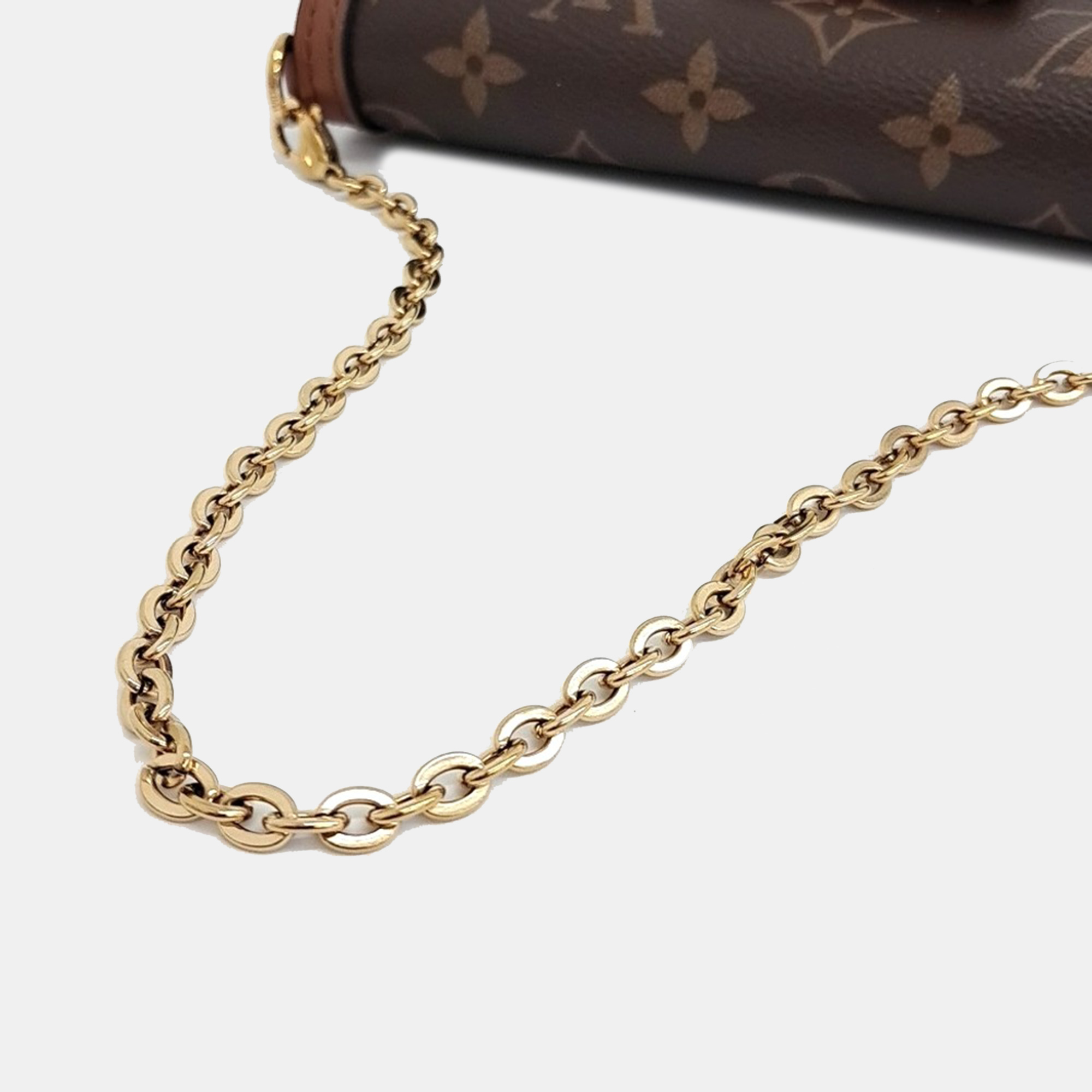 Louis Vuitton Brown PVC Dauphin Chain Wallet 