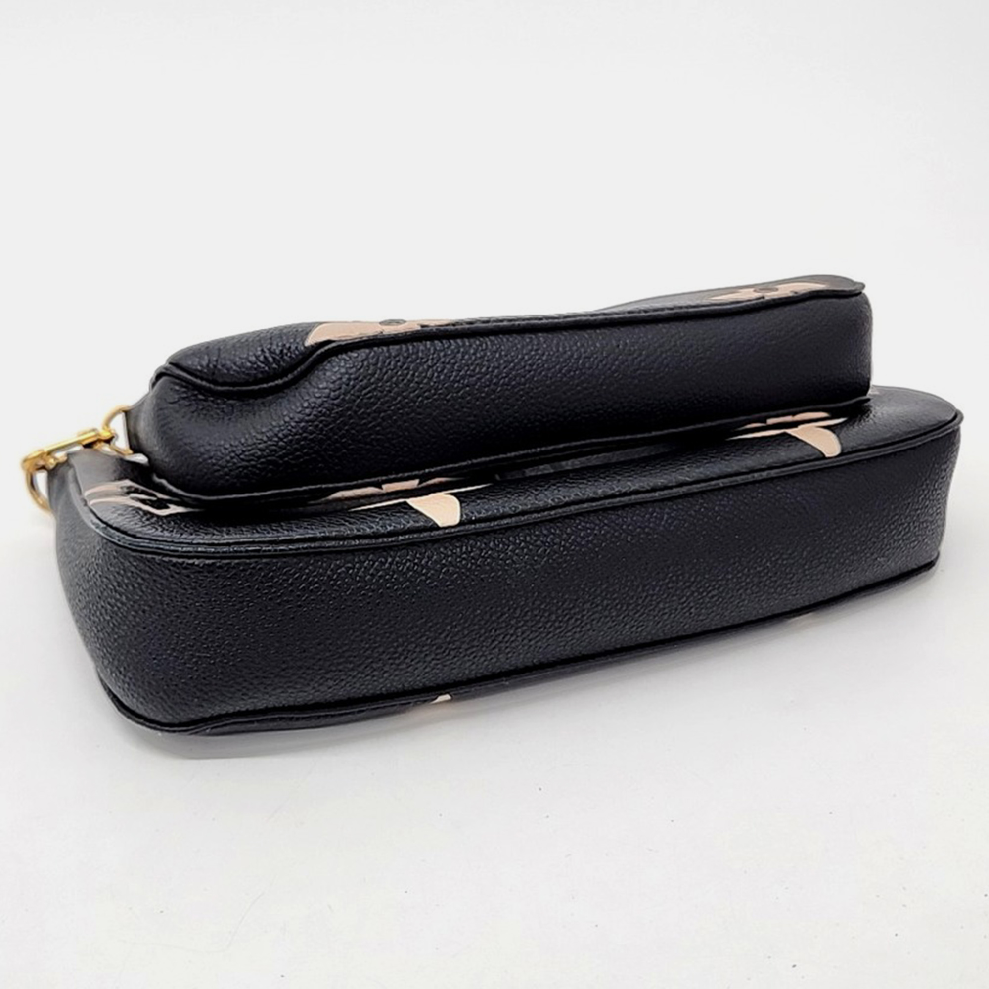 Louis Vuitton Black Leather Empreinte Multi Pochette Accessois Bag 