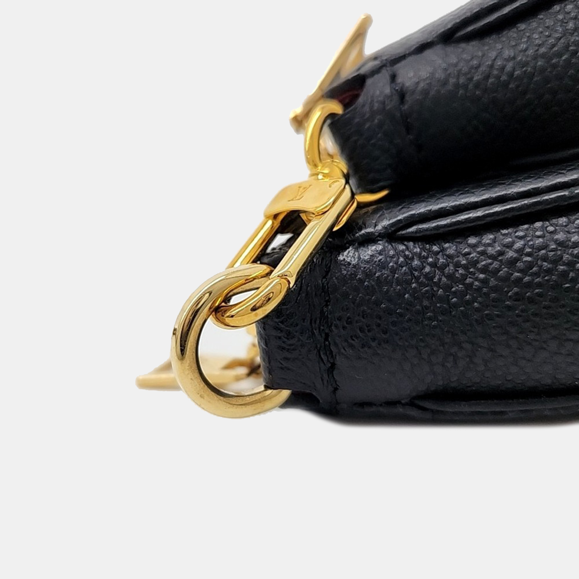 Louis Vuitton Black Leather Empreinte Multi Pochette Accessois Bag 