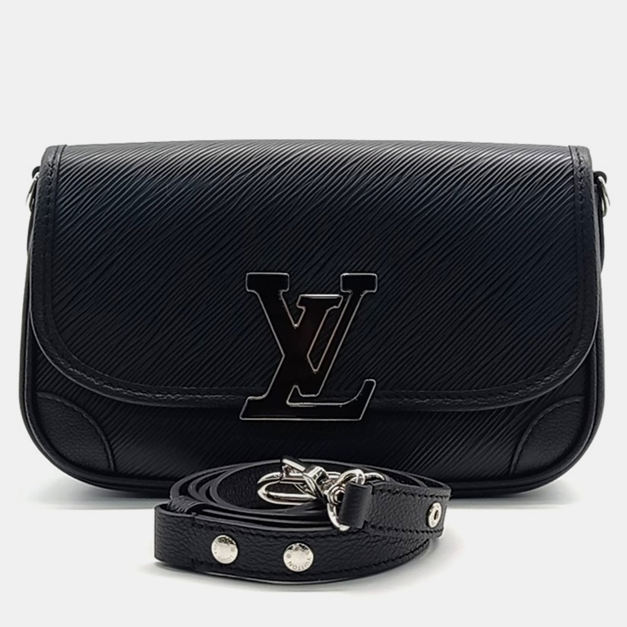 

Louis Vuitton Black Leather Epi Bush Bag