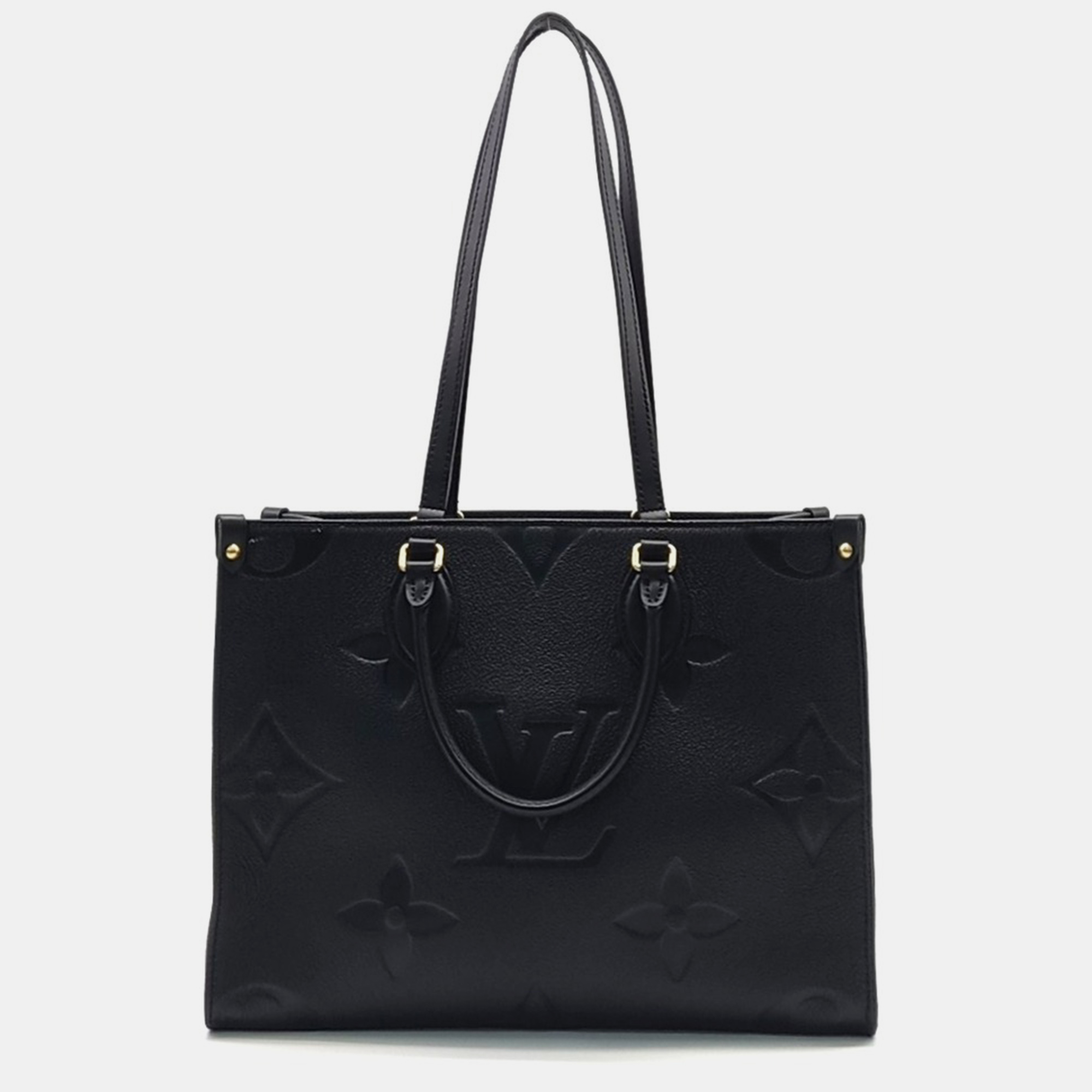 

Louis Vuitton Black Leather Empreinte On The Go MM bag