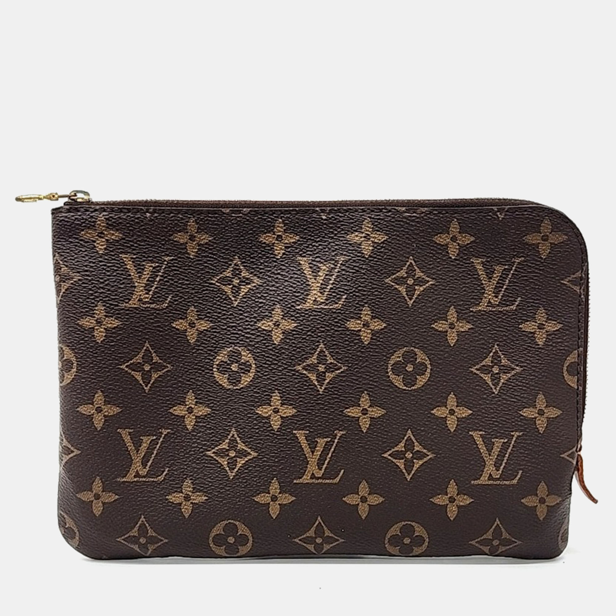 

Louis Vuitton Brown Coated Canvas Monogram Etuille Voyage PM bag