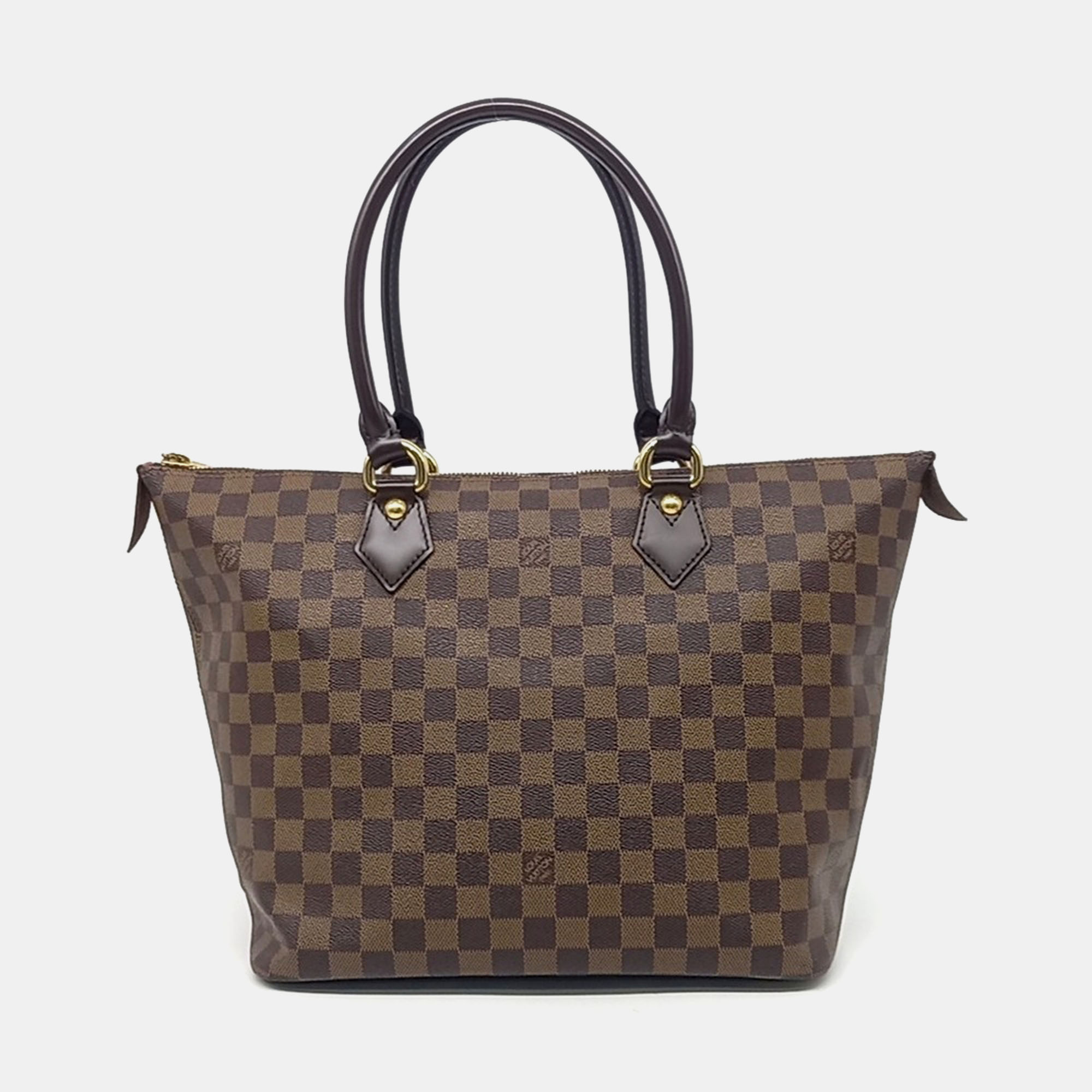 

Louis Vuitton Brown Coated Canvas Damier Sereya MM bag