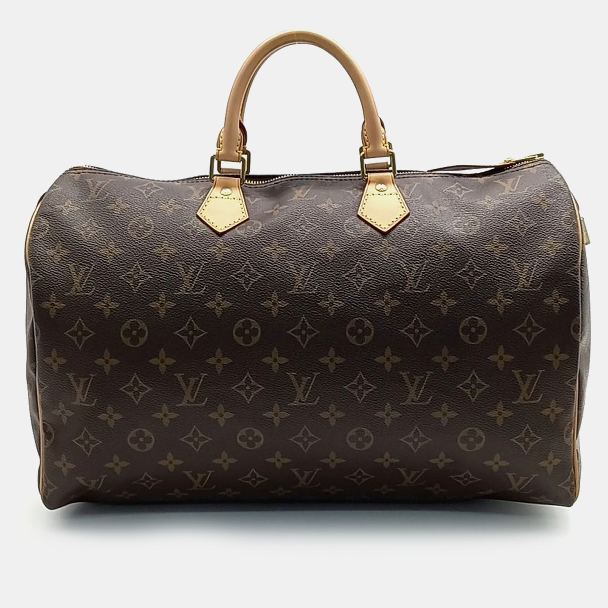 

Louis Vuitton Brown Coated Canvas Speedy 40 bag