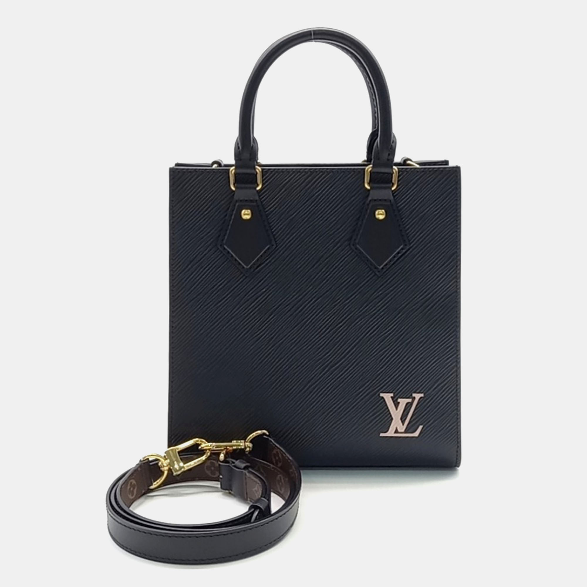 

Louis Vuitton Black Leather Epi Sock Pla BB bag