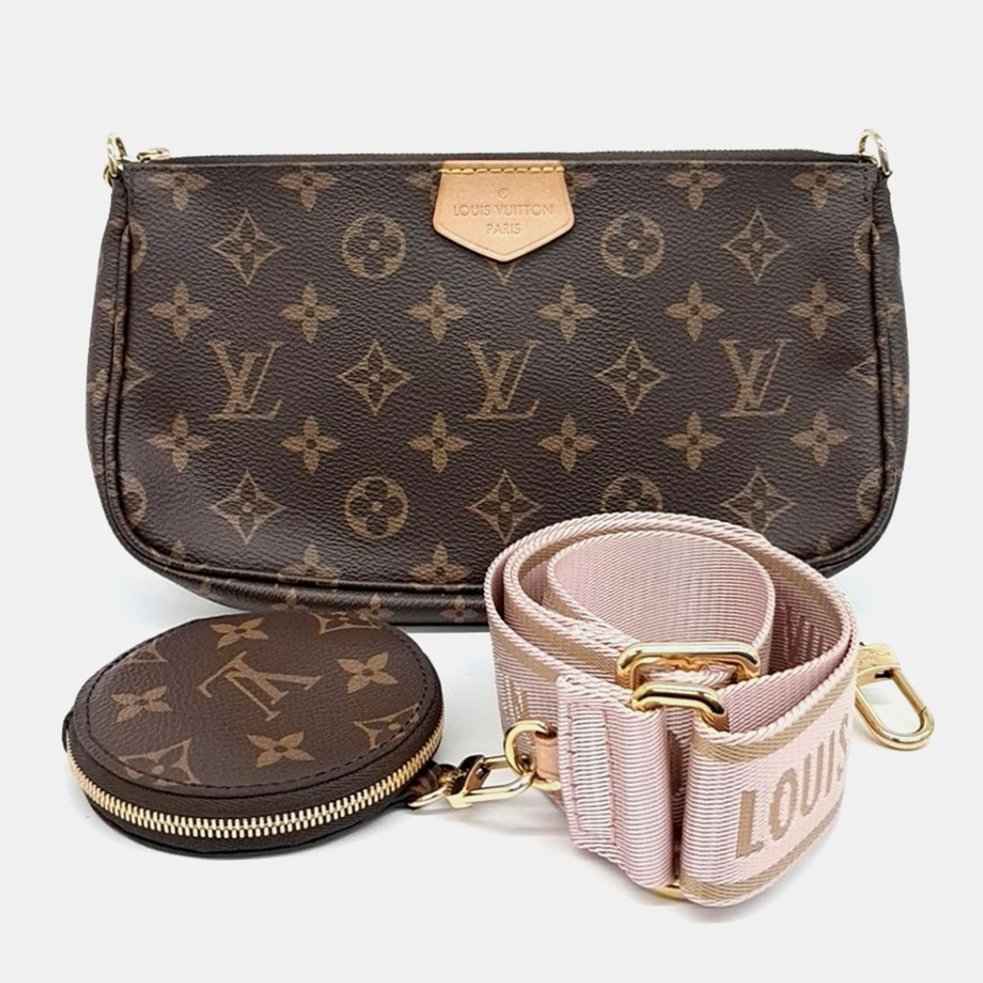 

Louis Vuitton Brown PVC Multi Pochette Accessories bag