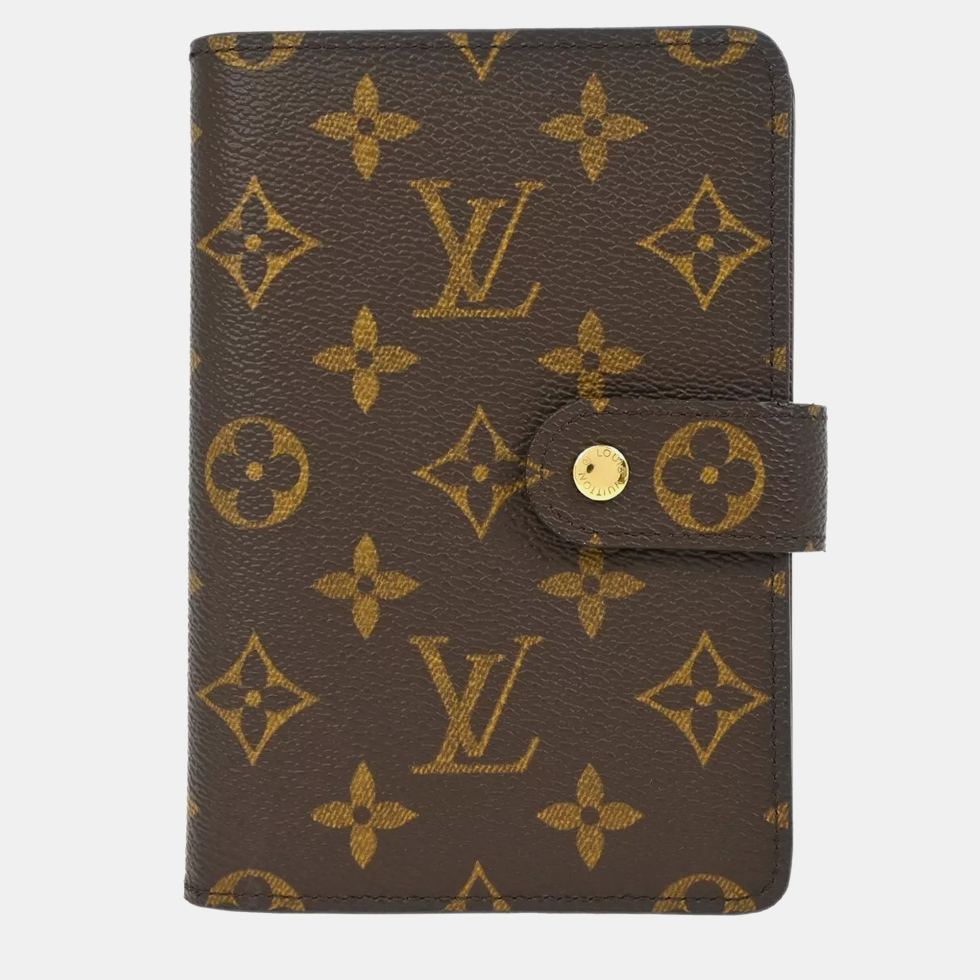 

Louis Vuitton Monogram Canvas Porte Papier Wallet, Brown