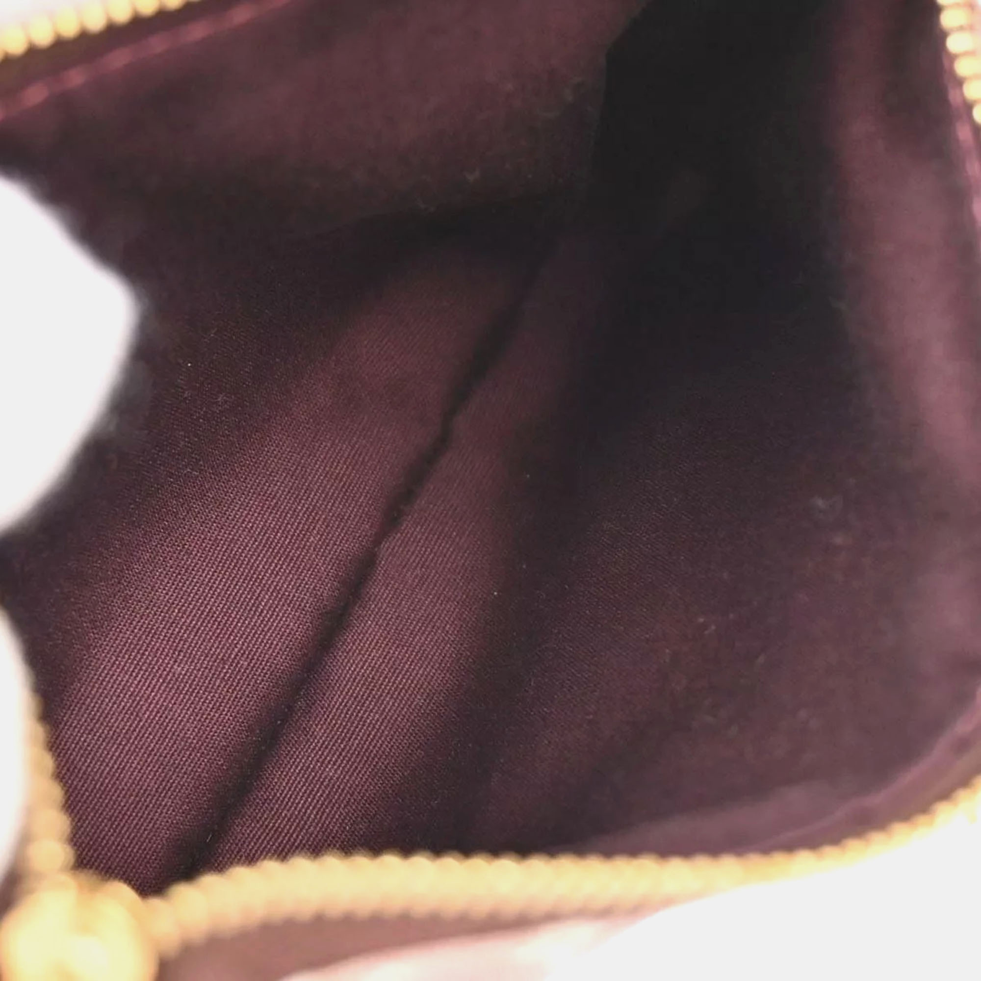 Louis Vuitton Sepia/Red Idylle Mini Pochette Accessoires Handbag 