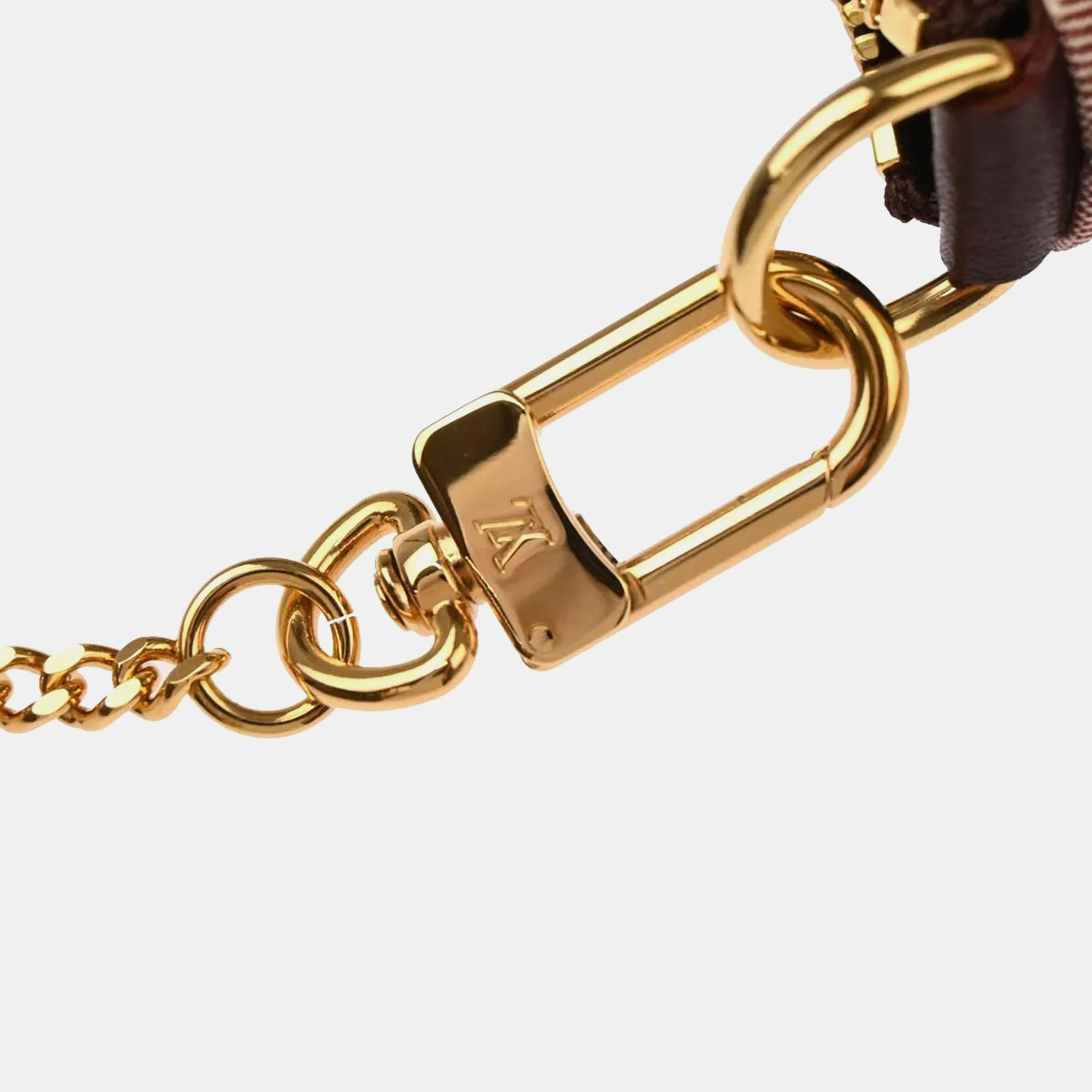 Louis Vuitton Sepia/Red Idylle Mini Pochette Accessoires Handbag 