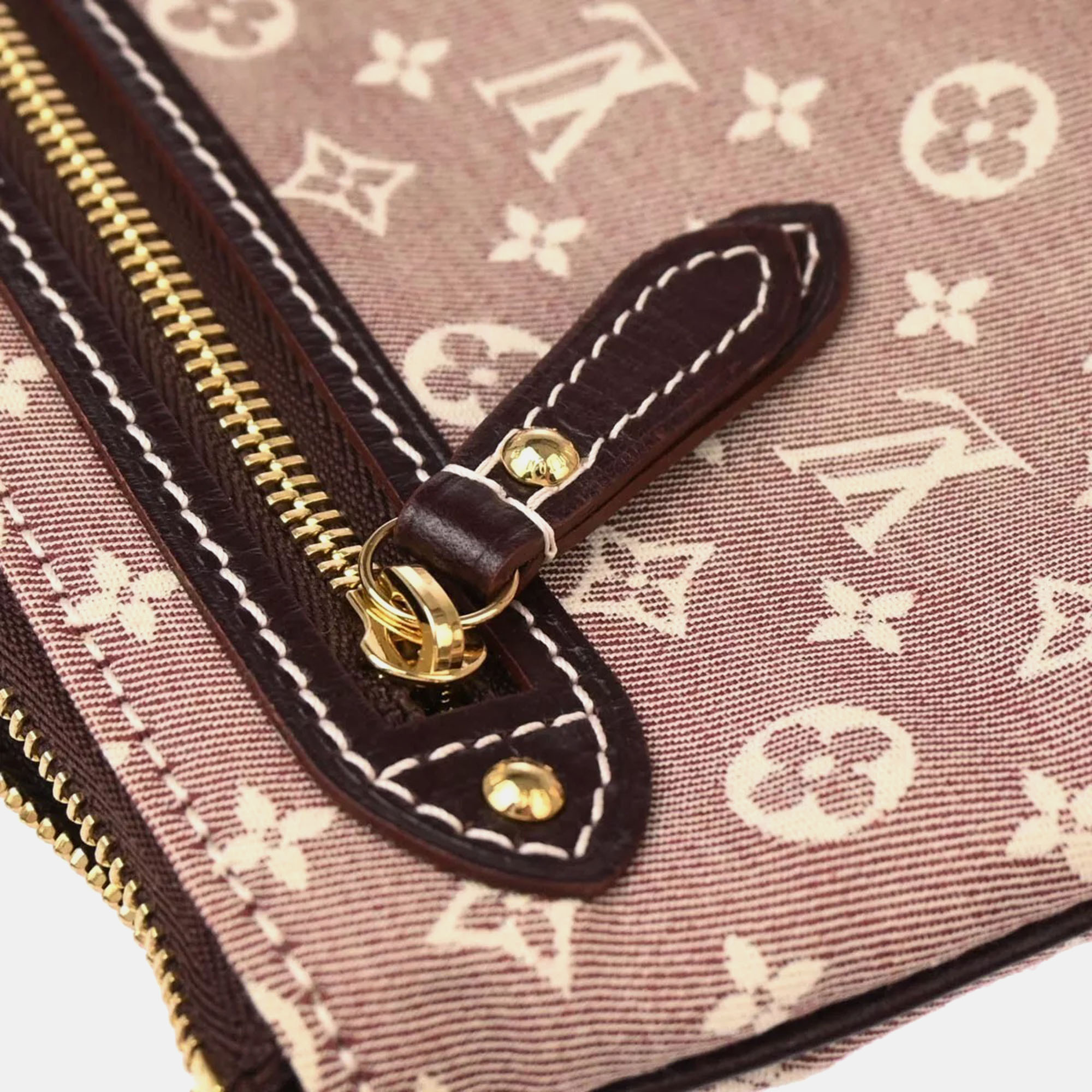 Louis Vuitton Sepia/Red Idylle Mini Pochette Accessoires Handbag 