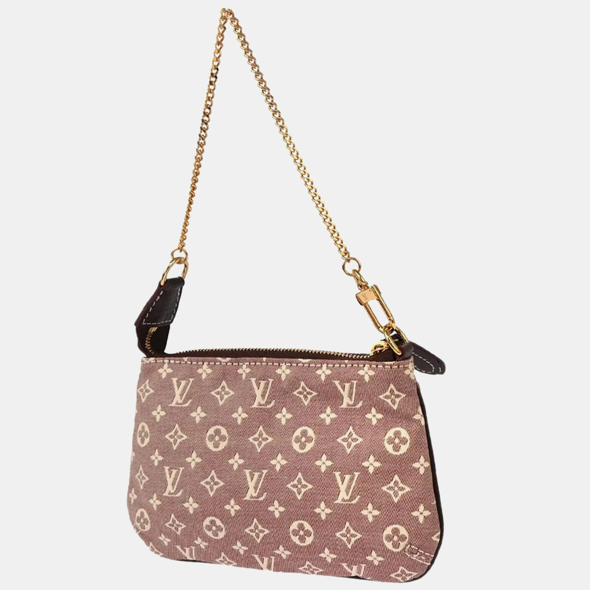 Louis Vuitton Sepia/Red Idylle Mini Pochette Accessoires Handbag 