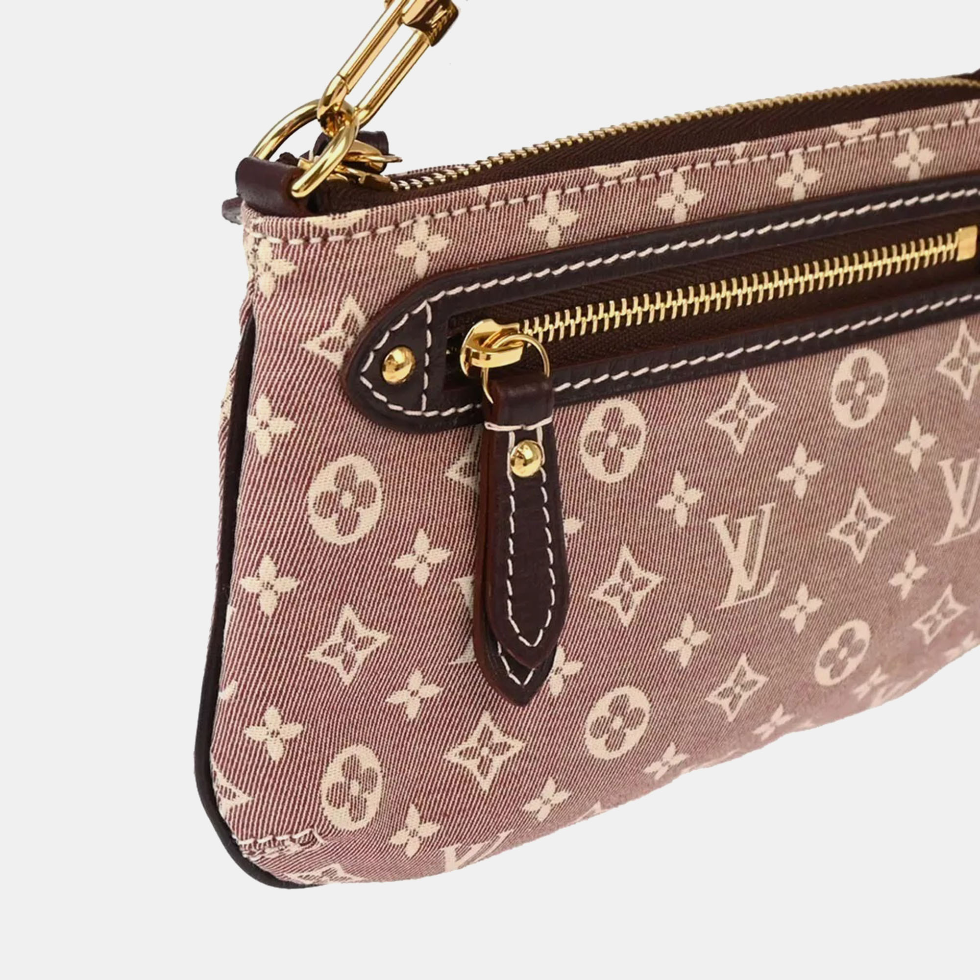 Louis Vuitton Sepia/Red Idylle Mini Pochette Accessoires Handbag 