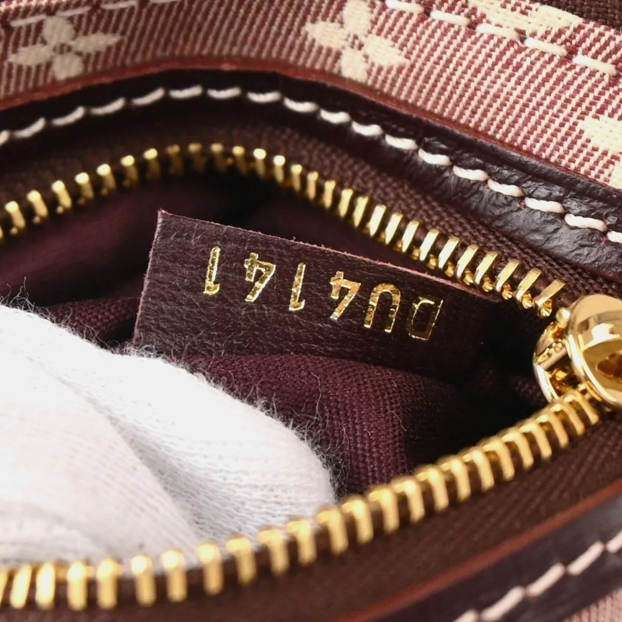Louis Vuitton Sepia/Red Idylle Mini Pochette Accessoires Handbag 