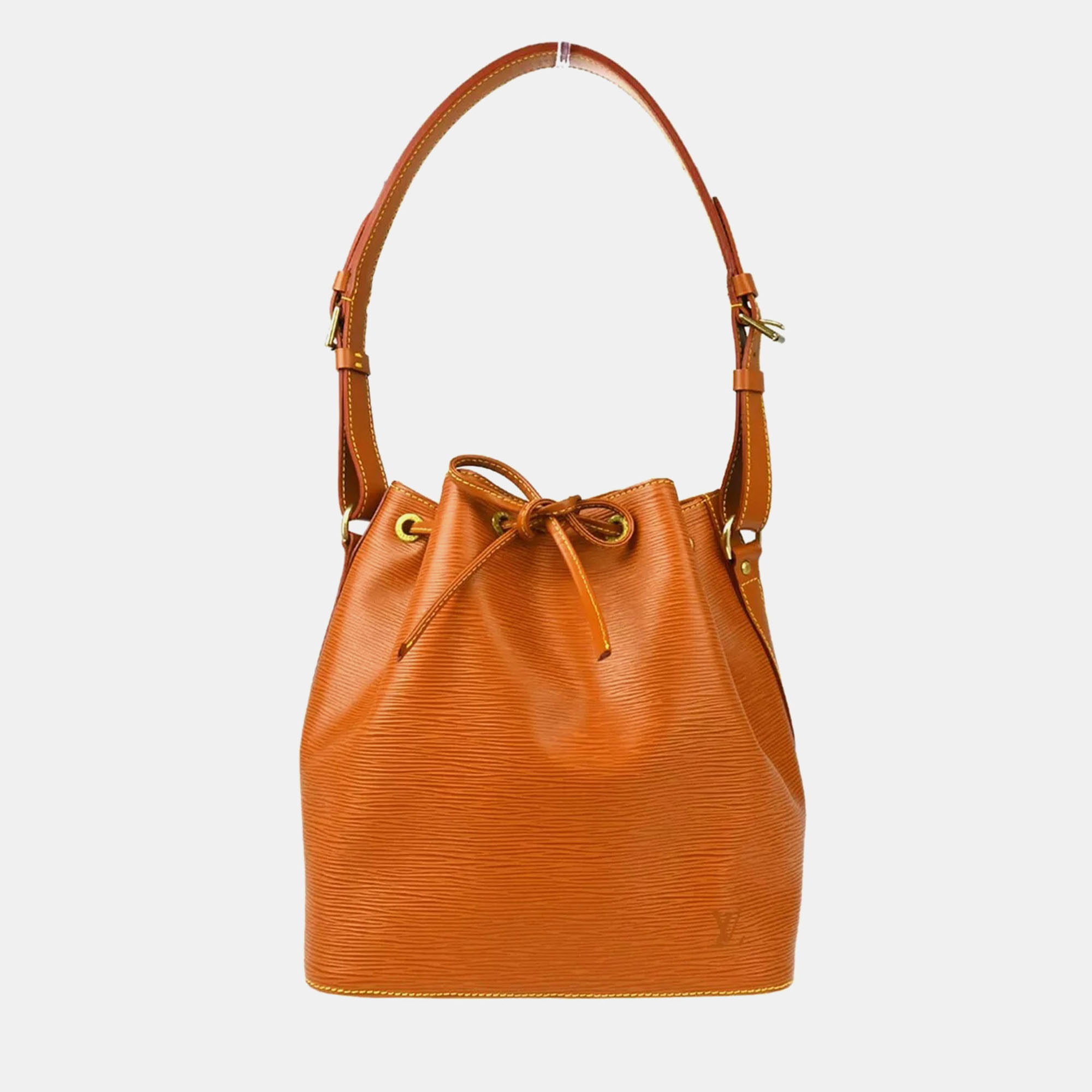 

Louis Vuitton Brown Epi Leather Petite Noe Bucket Bag