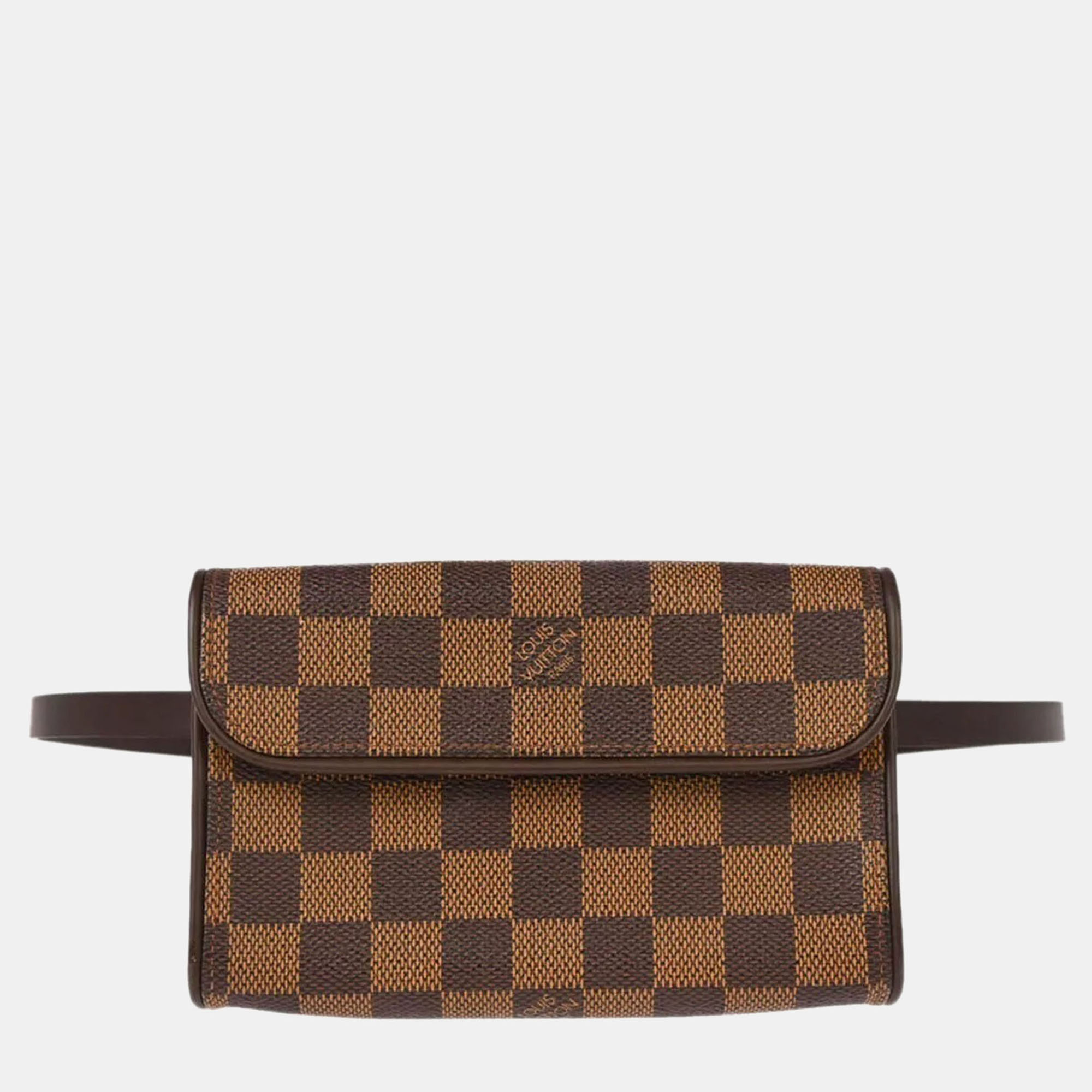 

Louis Vuitton Damier Ebene Canvas Pochette Florentine Bum Bag, Brown