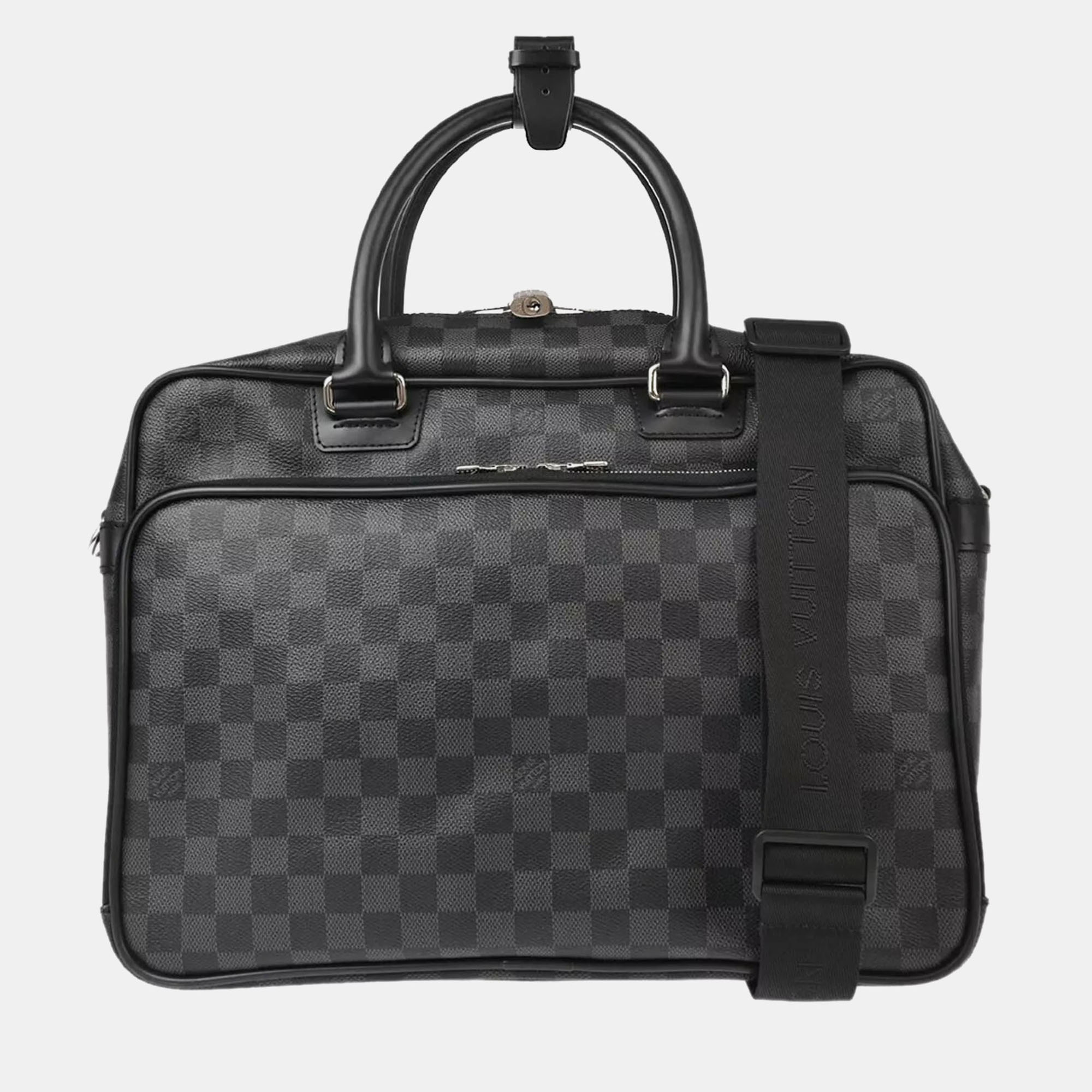 

Louis Vuitton Damier Graphite Ikar Handbag, Black