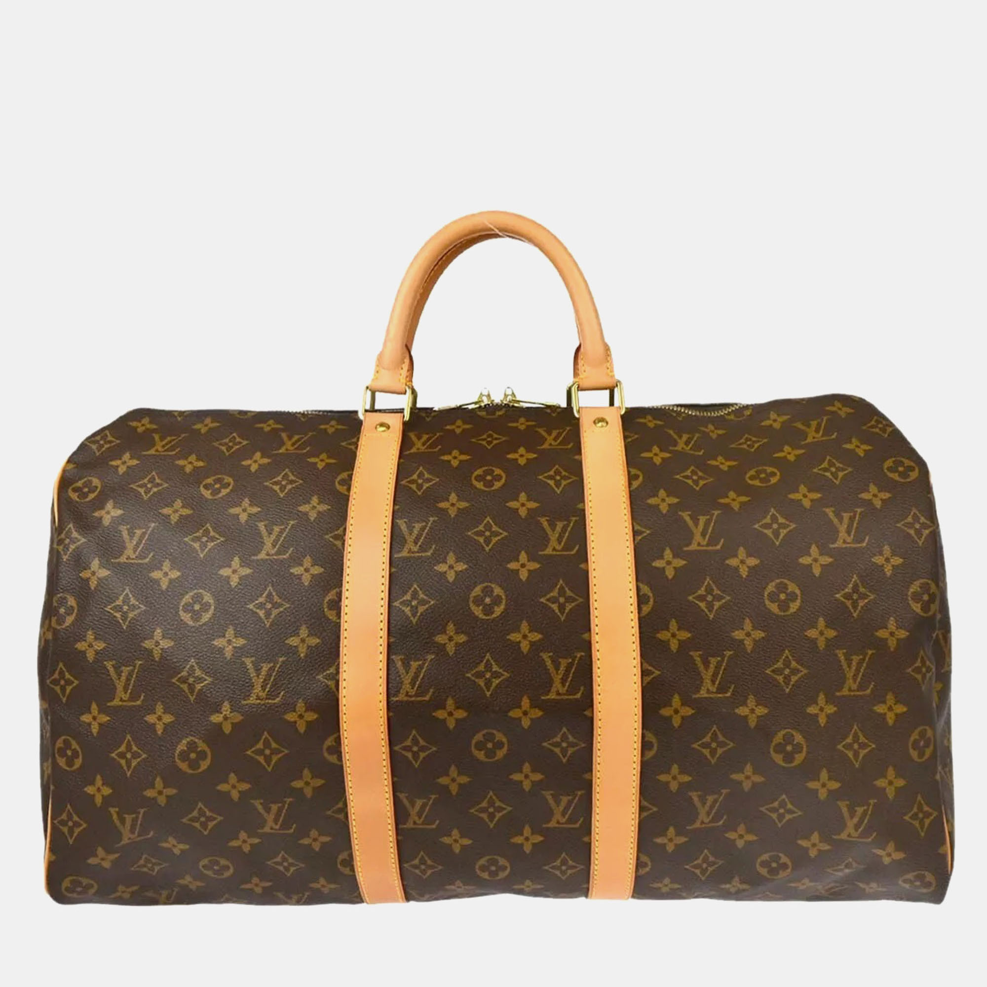 

Louis Vuitton Monogram Canvas Keepall 50 Duffle Bag, Brown